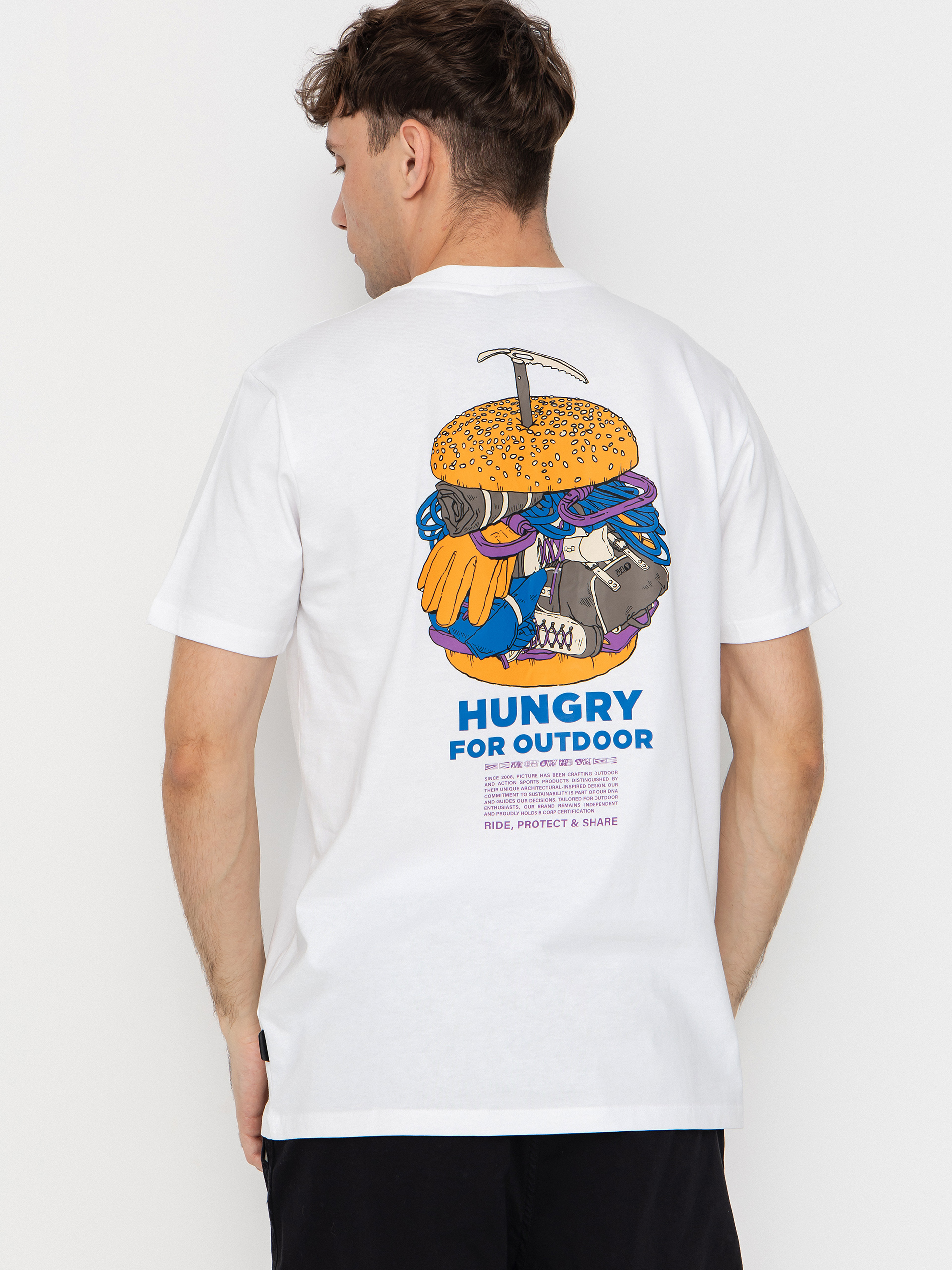 Tricou Picture Hikkily (white)