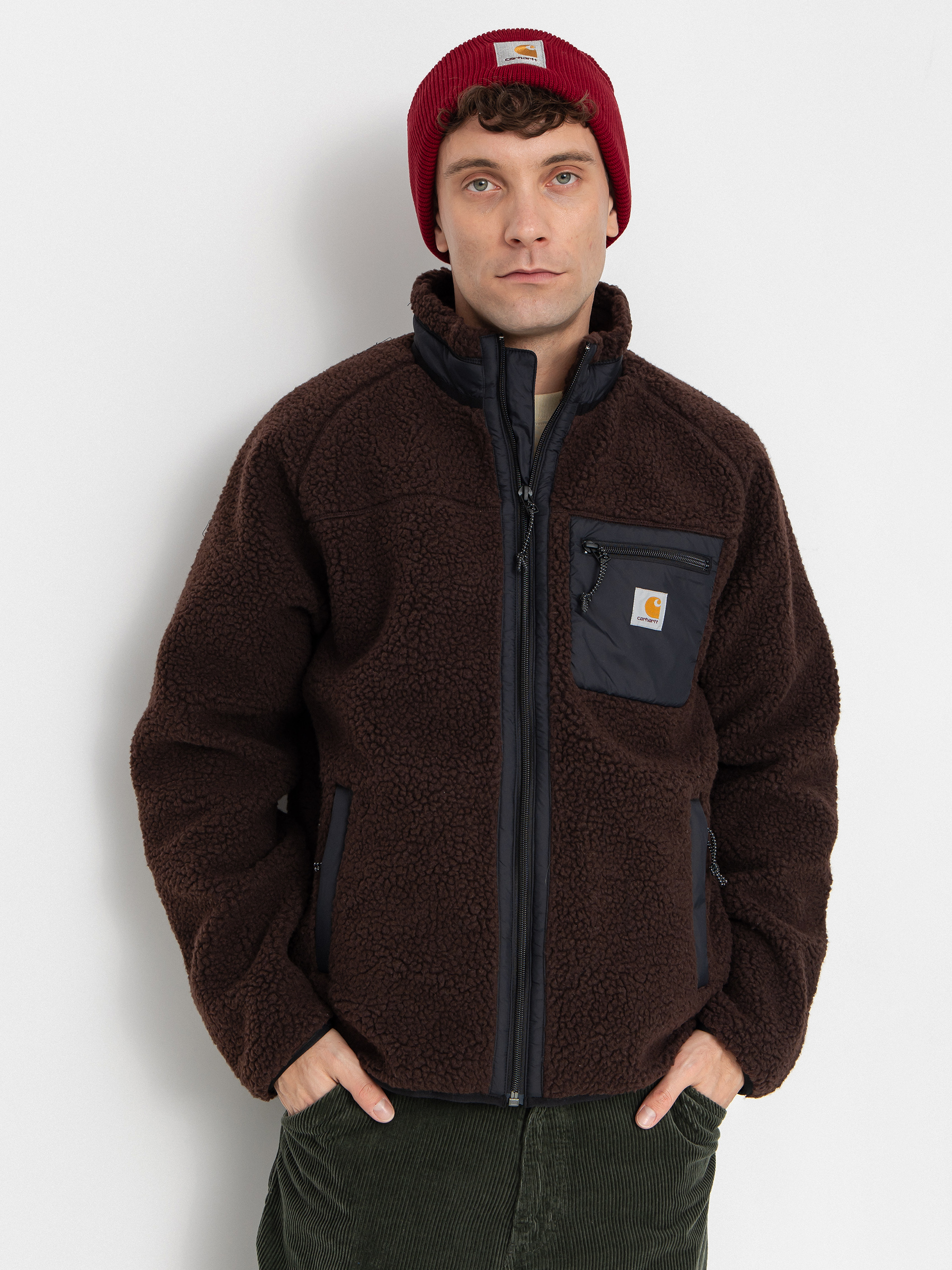 Geacă Carhartt WIP Prentis (palisander/black)
