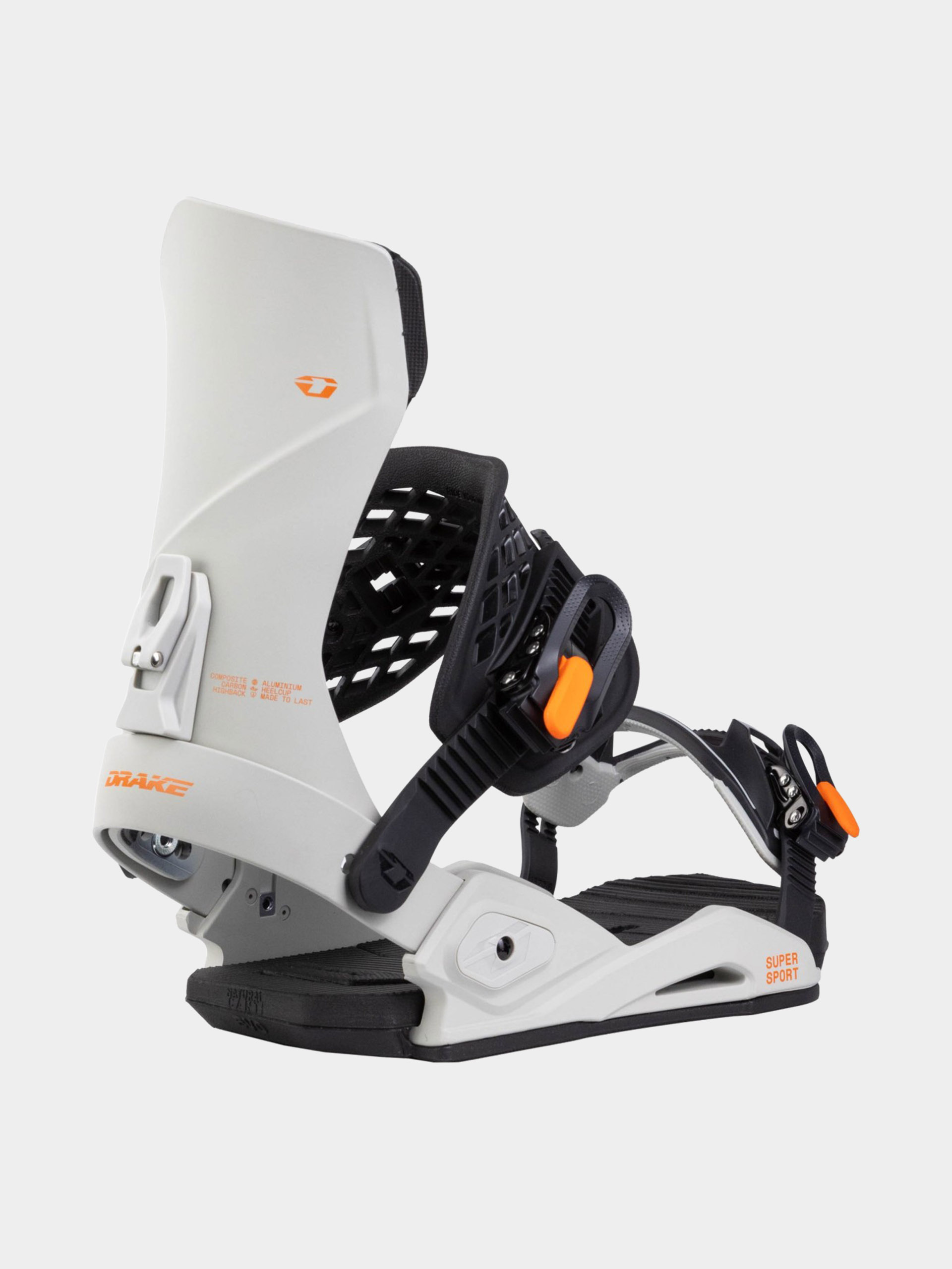 Legături pentru snowboard Drake Super Sport (grey/orange)