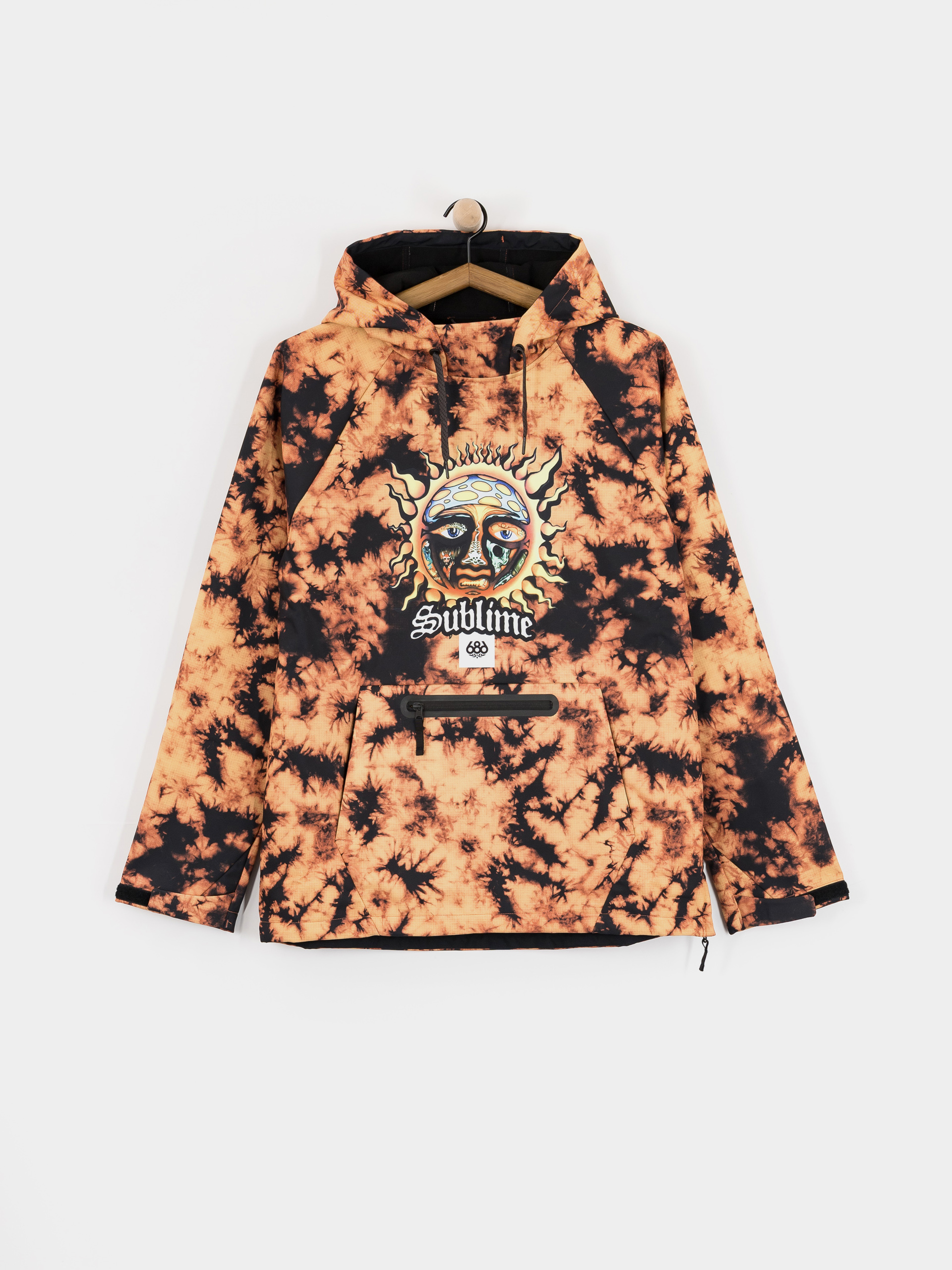 Hanorac termic 686 Waterproof HD (sublime orange tie dye)