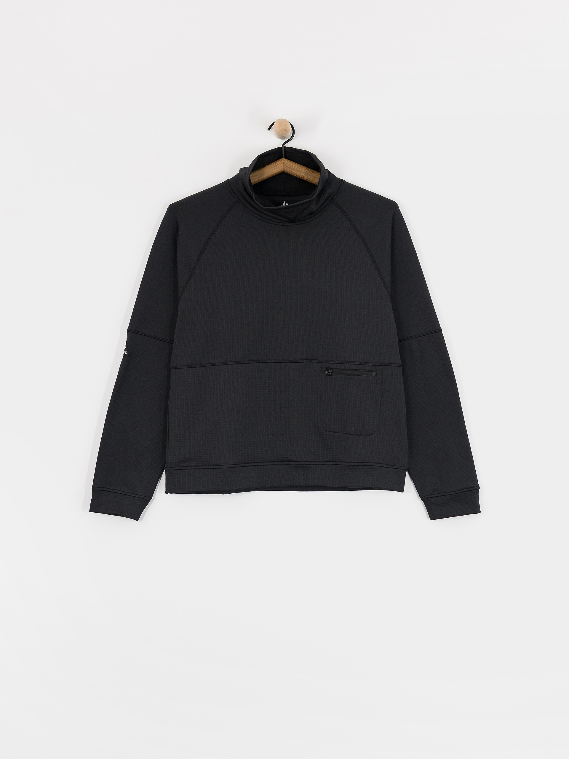 Hanorac Jones Snowboards Flagship Rec Grid 1/2 Zip (stealth black)