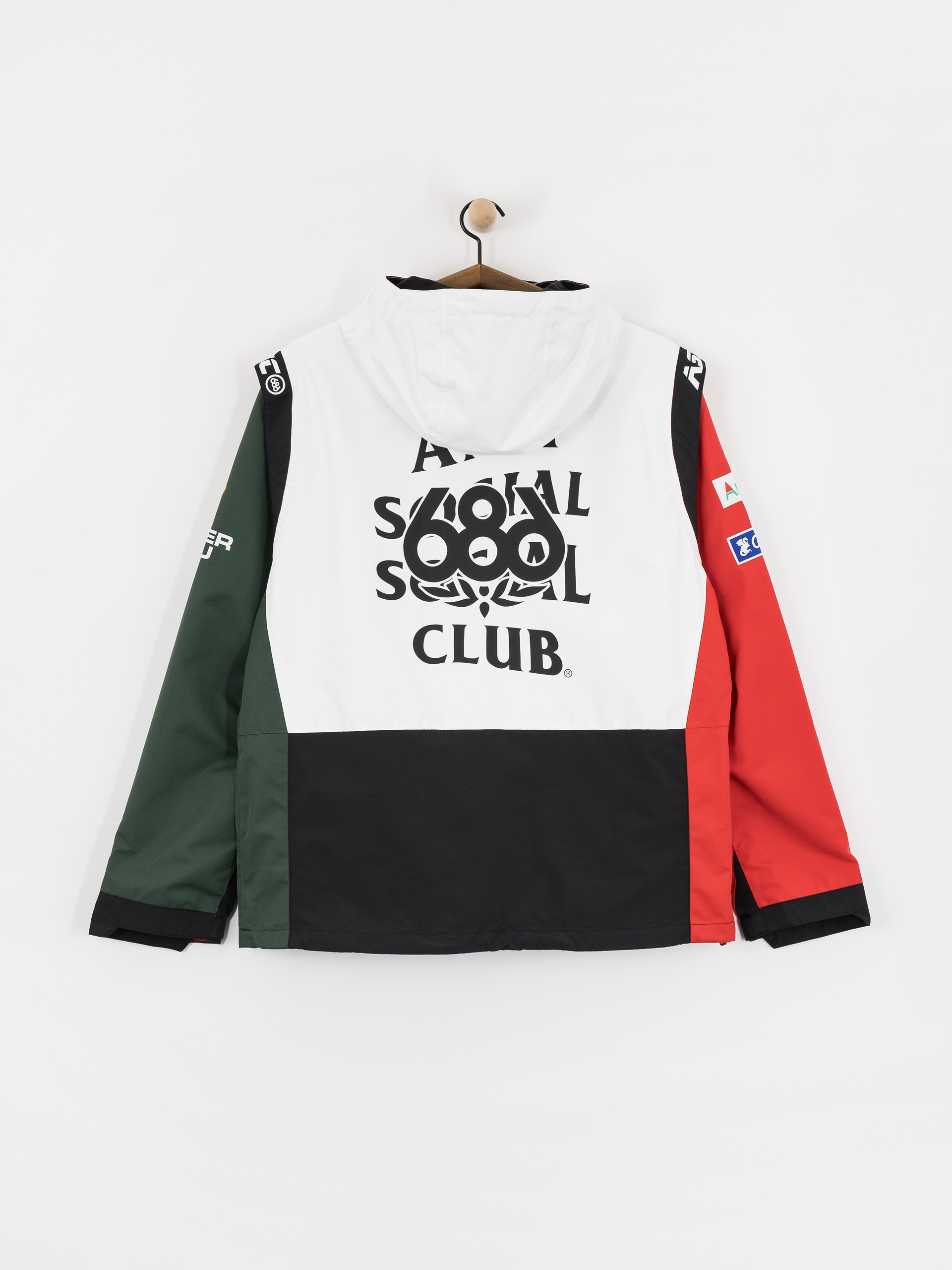 Pentru bărbați Geacă de snowboard 686 X ASSC F1 Anorak (assc white colorblock)