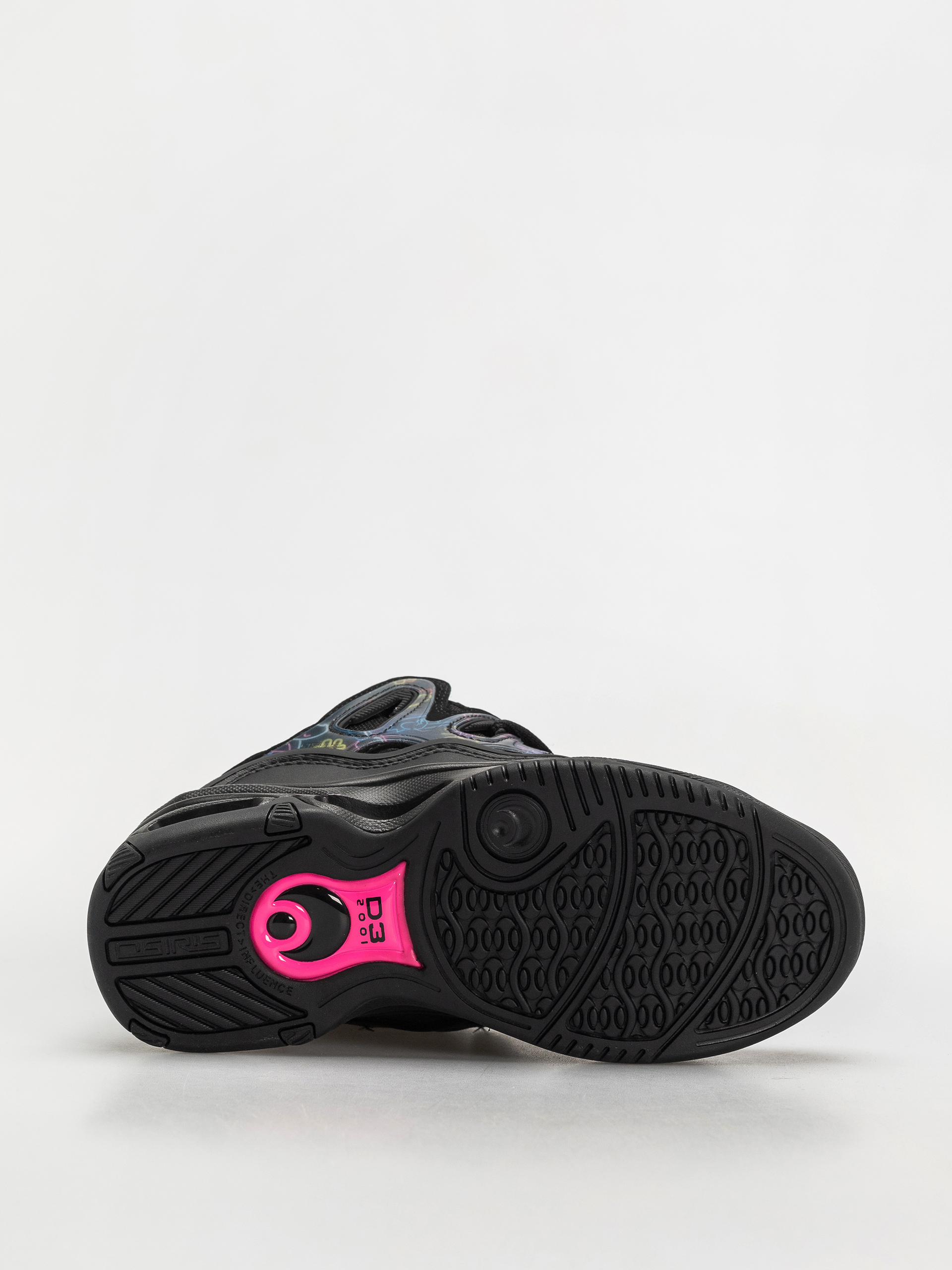 Pantofi Osiris D3 2001 (black/pink/holo)
