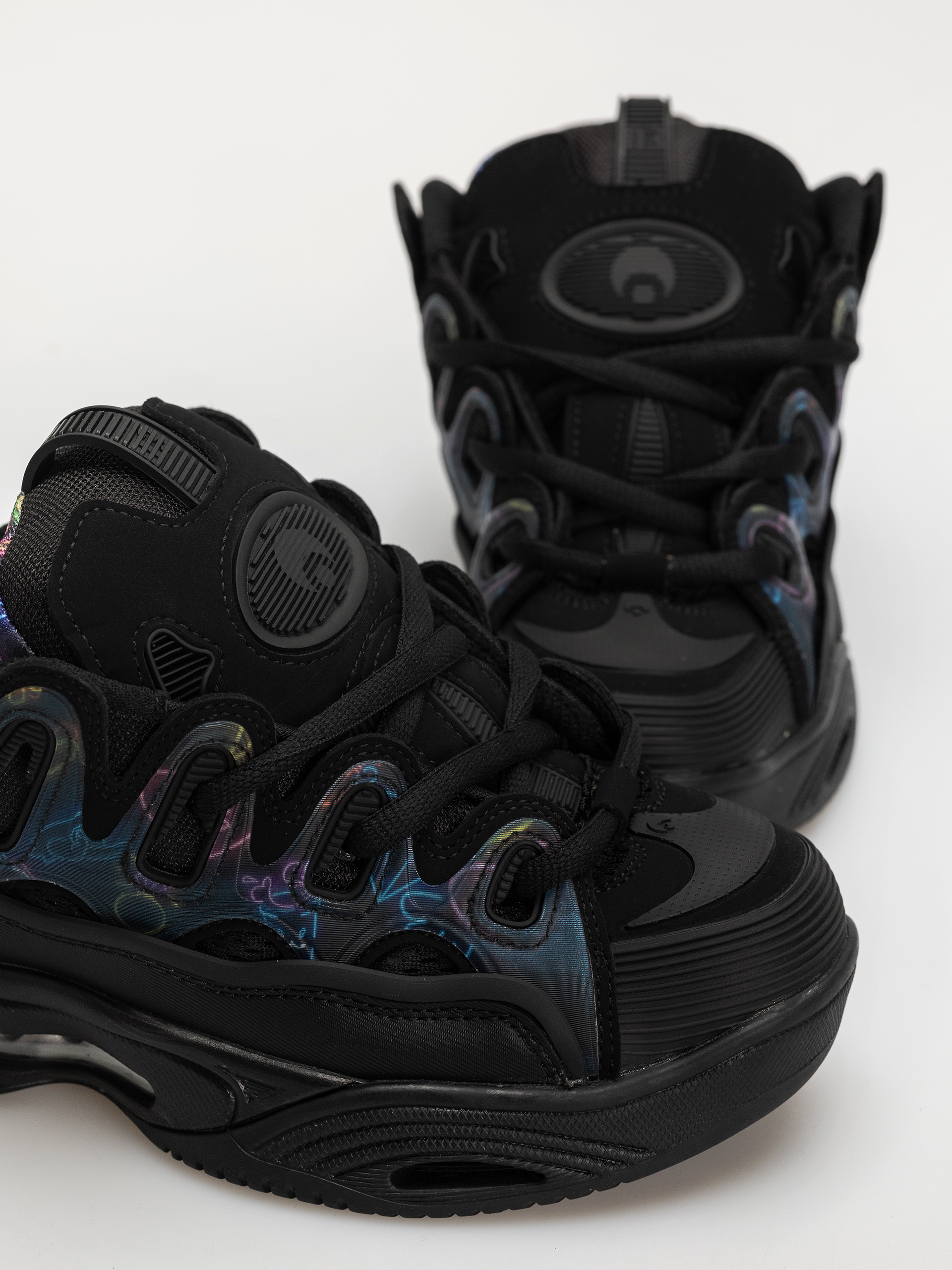 Pantofi Osiris D3 2001 (black/pink/holo)