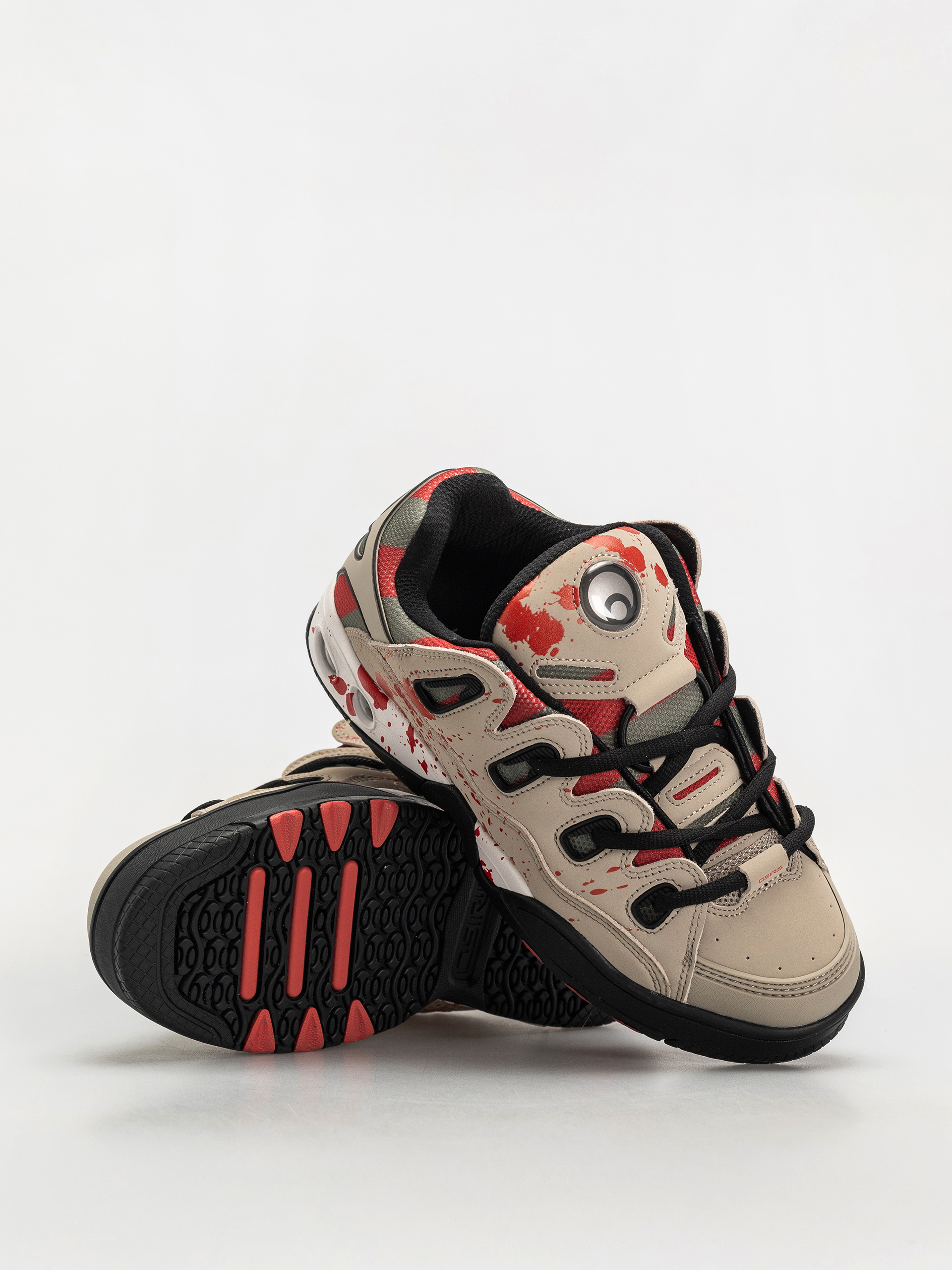 Pantofi Osiris D3 OG (taupe/olive/drips)