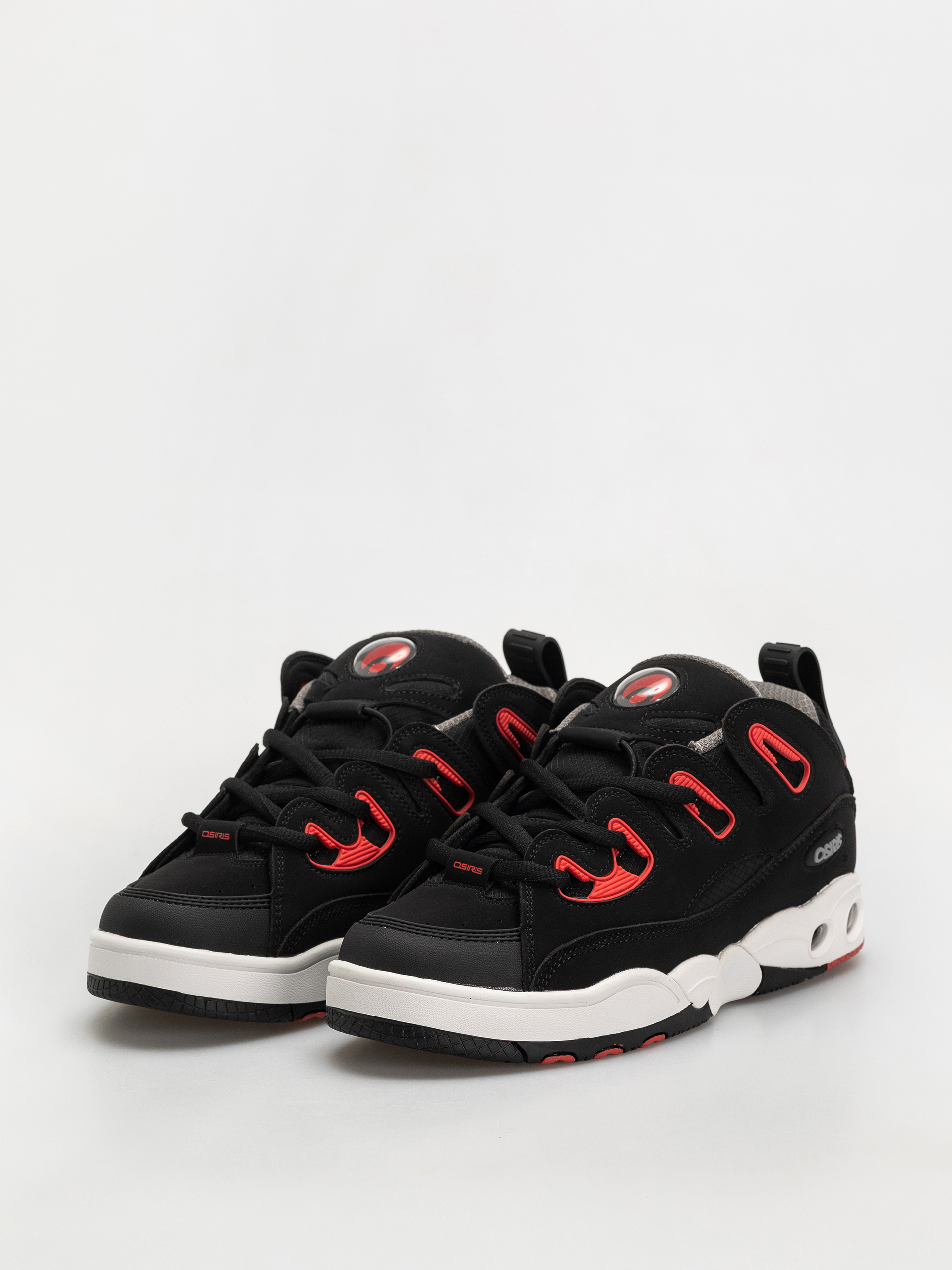 Pantofi Osiris D3 E (black/charcoal/red)