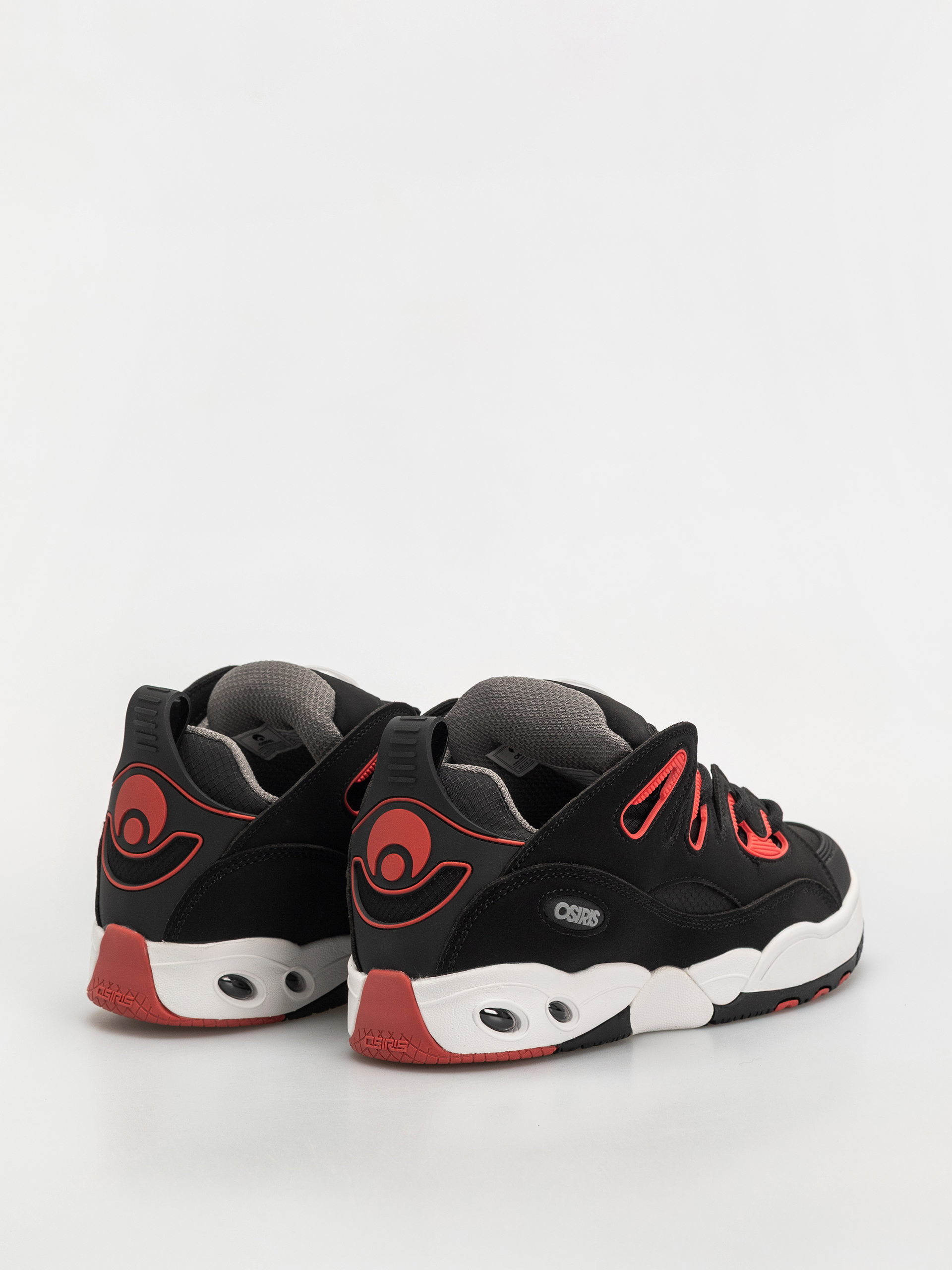 Pantofi Osiris D3 E (black/charcoal/red)