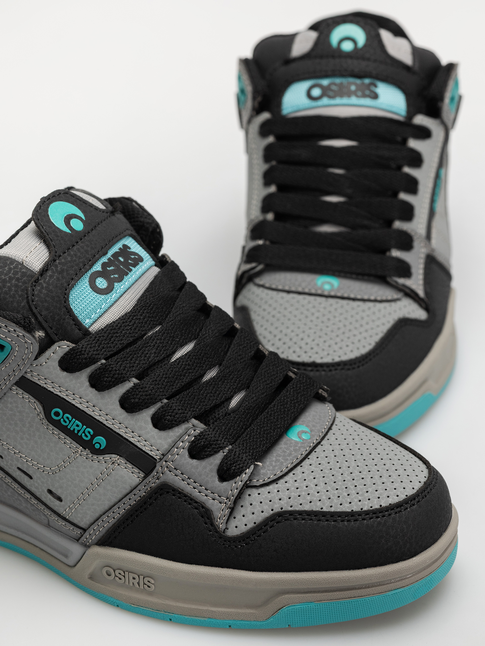 Pantofi Osiris Peril (black/grey/teal)