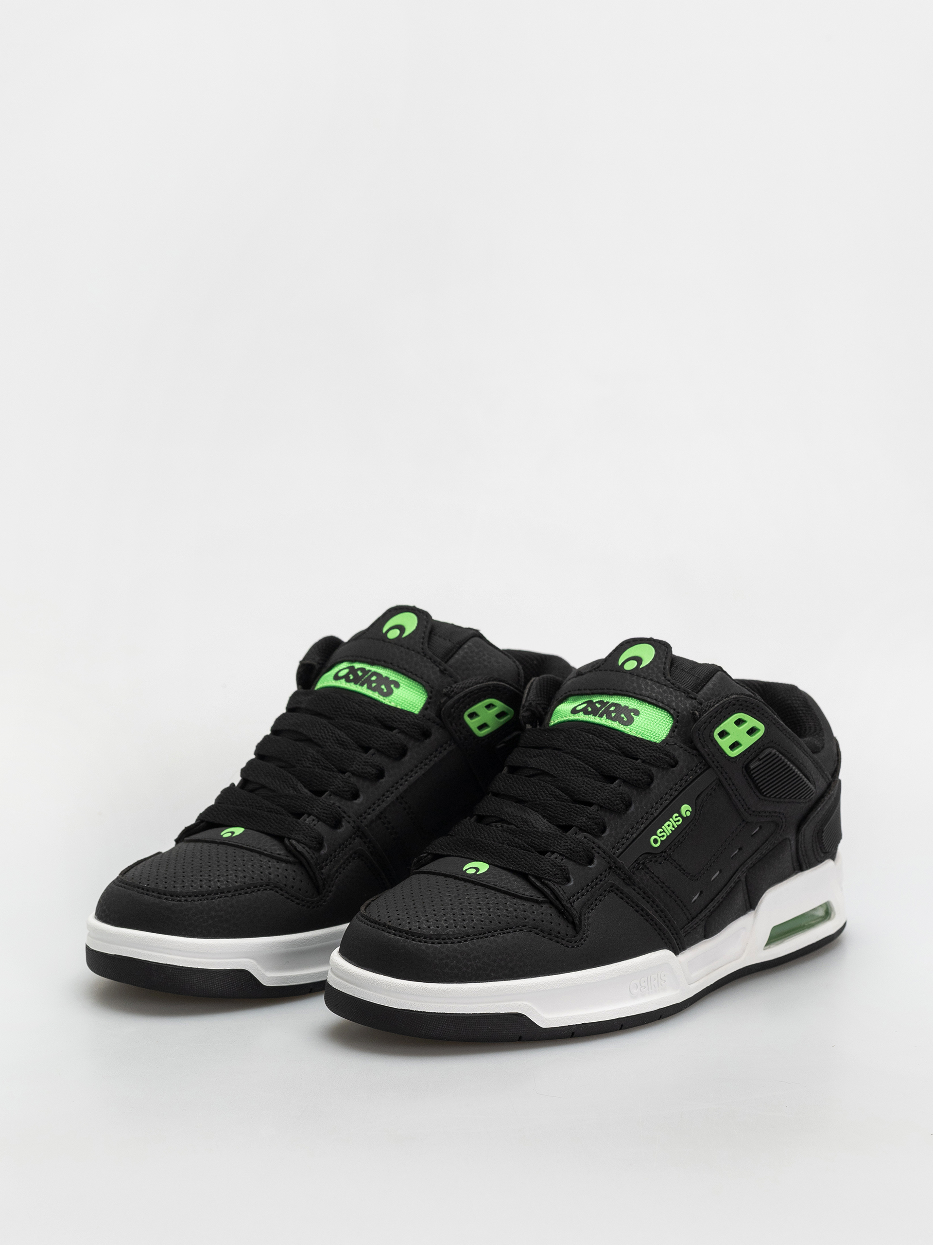Pantofi Osiris Peril (black/black/green)