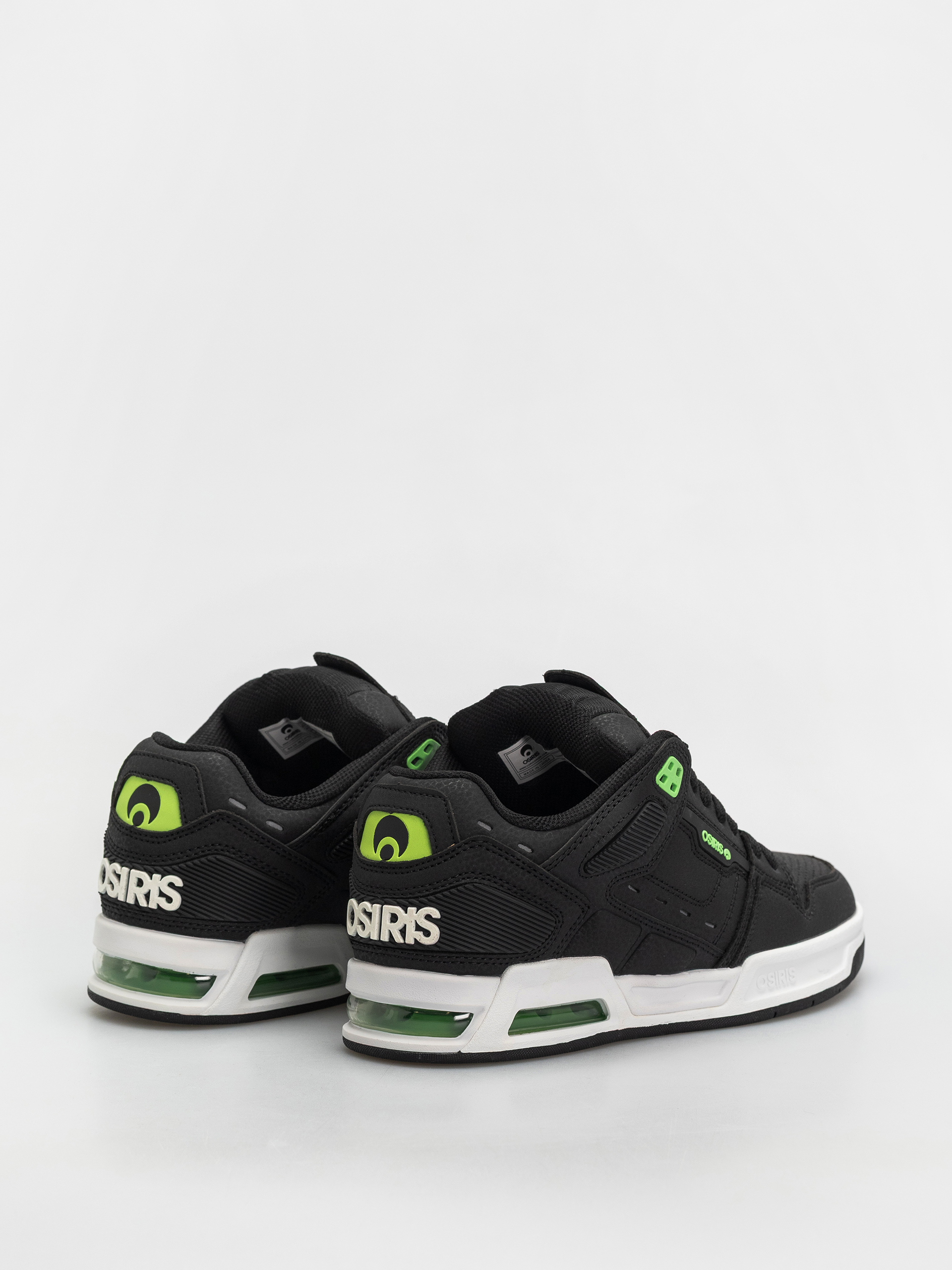 Pantofi Osiris Peril (black/black/green)