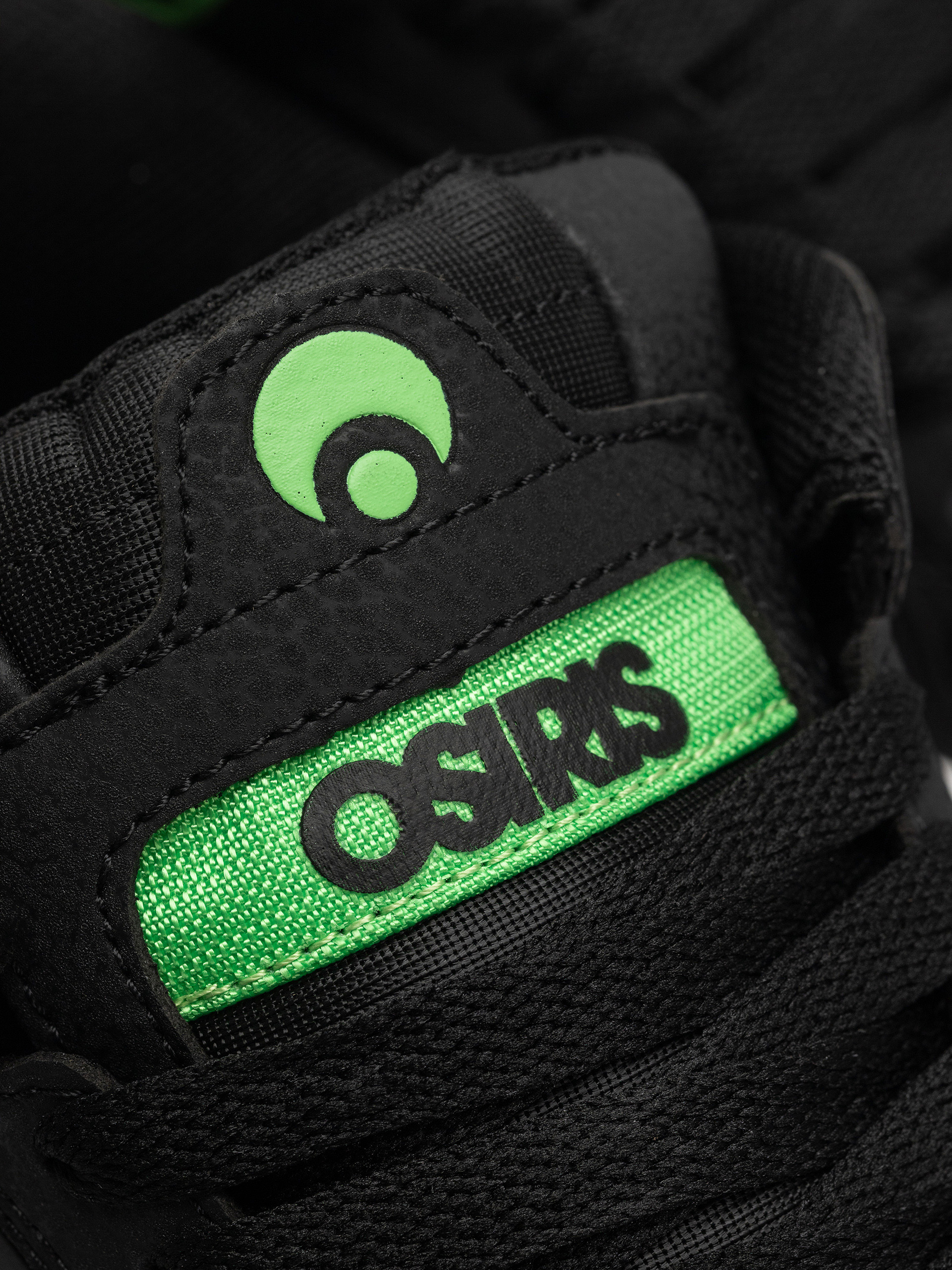 Pantofi Osiris Peril (black/black/green)