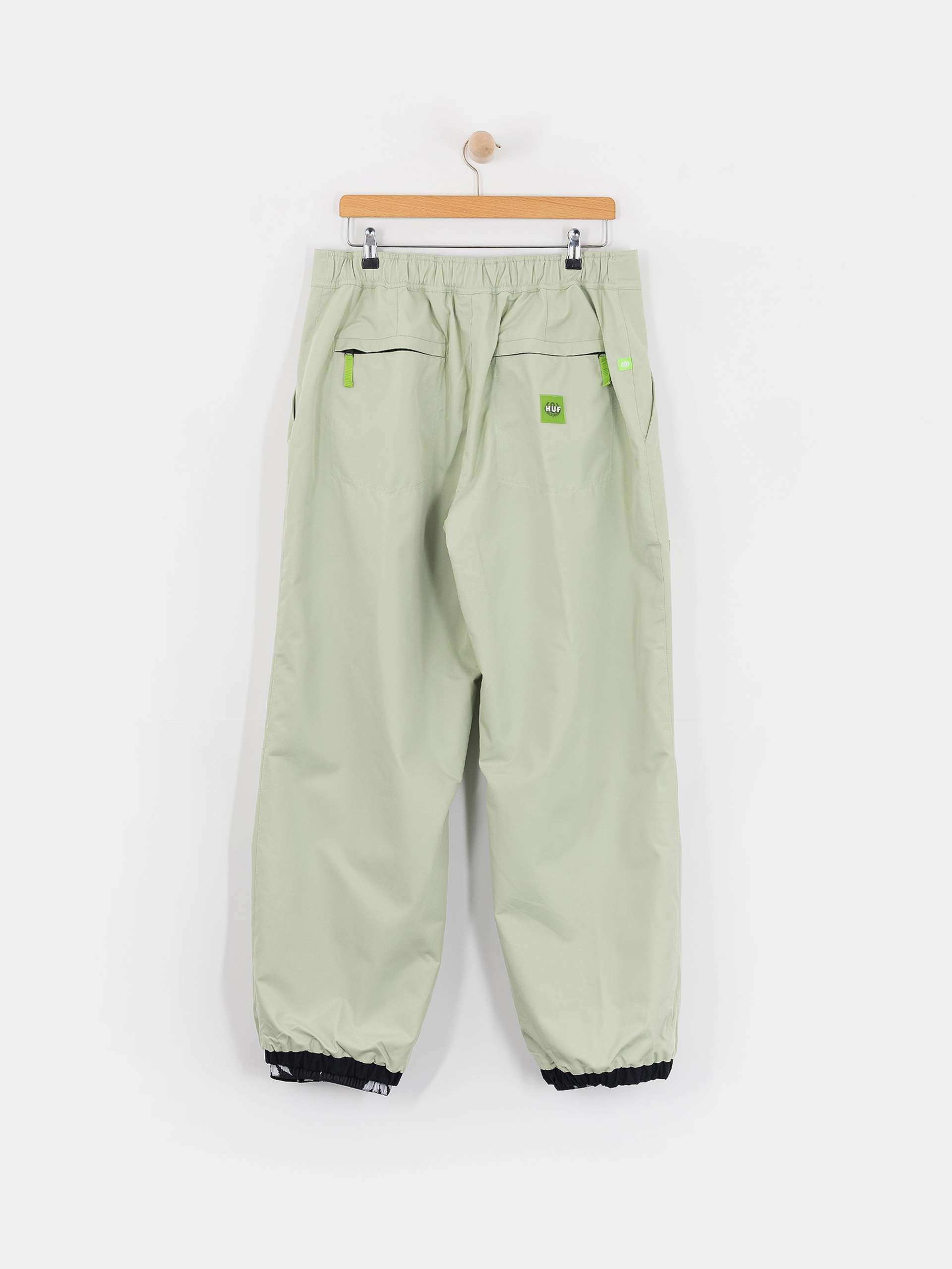 Pentru bărbați Pantaloni pentru snowboard 686 X Huf Double H (huf green colorblock)