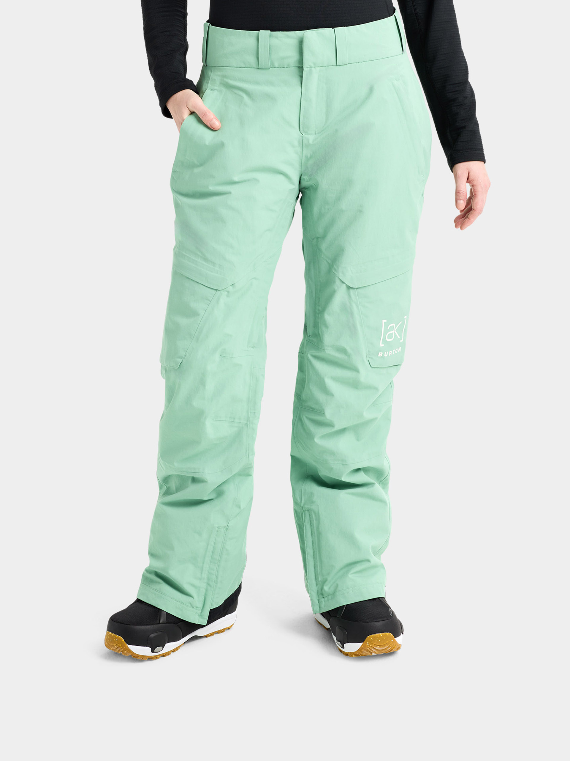 Pantaloni pentru snowboard Burton Ak Gore Tex Summit 2L Insulated Wmn (soft sage)
