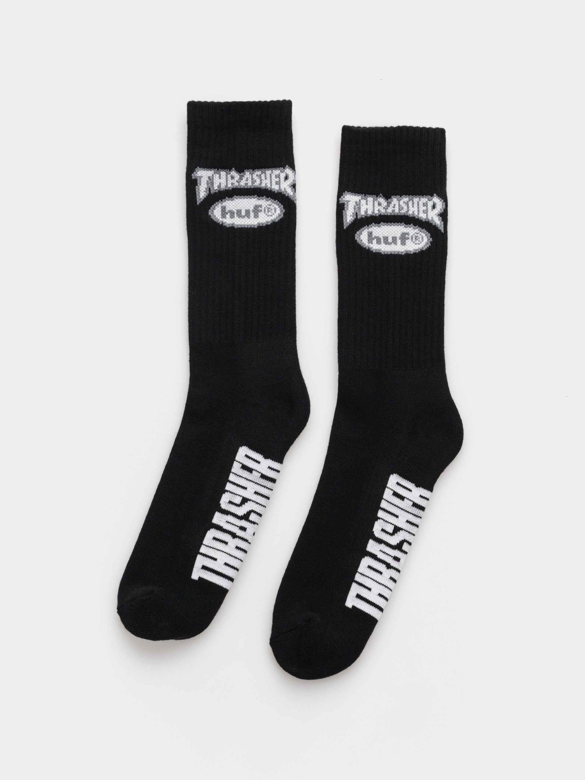 Șosete HUF X Thrasher Logo (black)