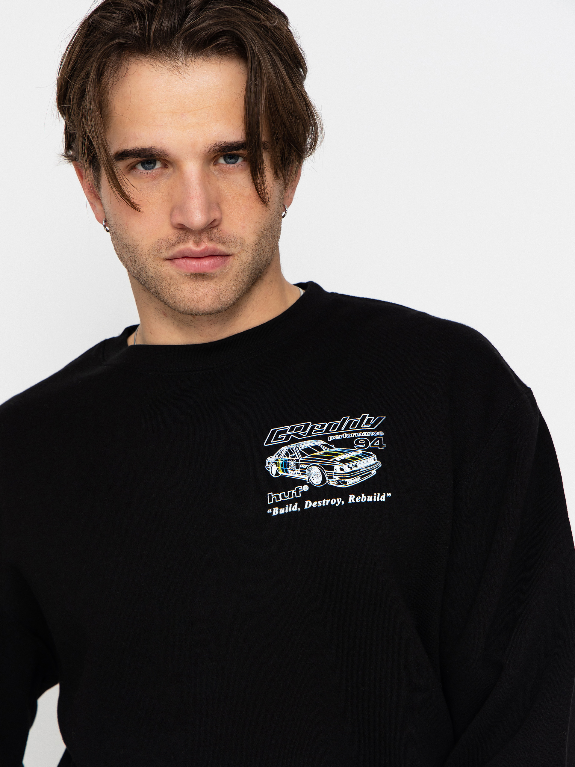 Hanorac HUF X Greddy Retro Mod (black)