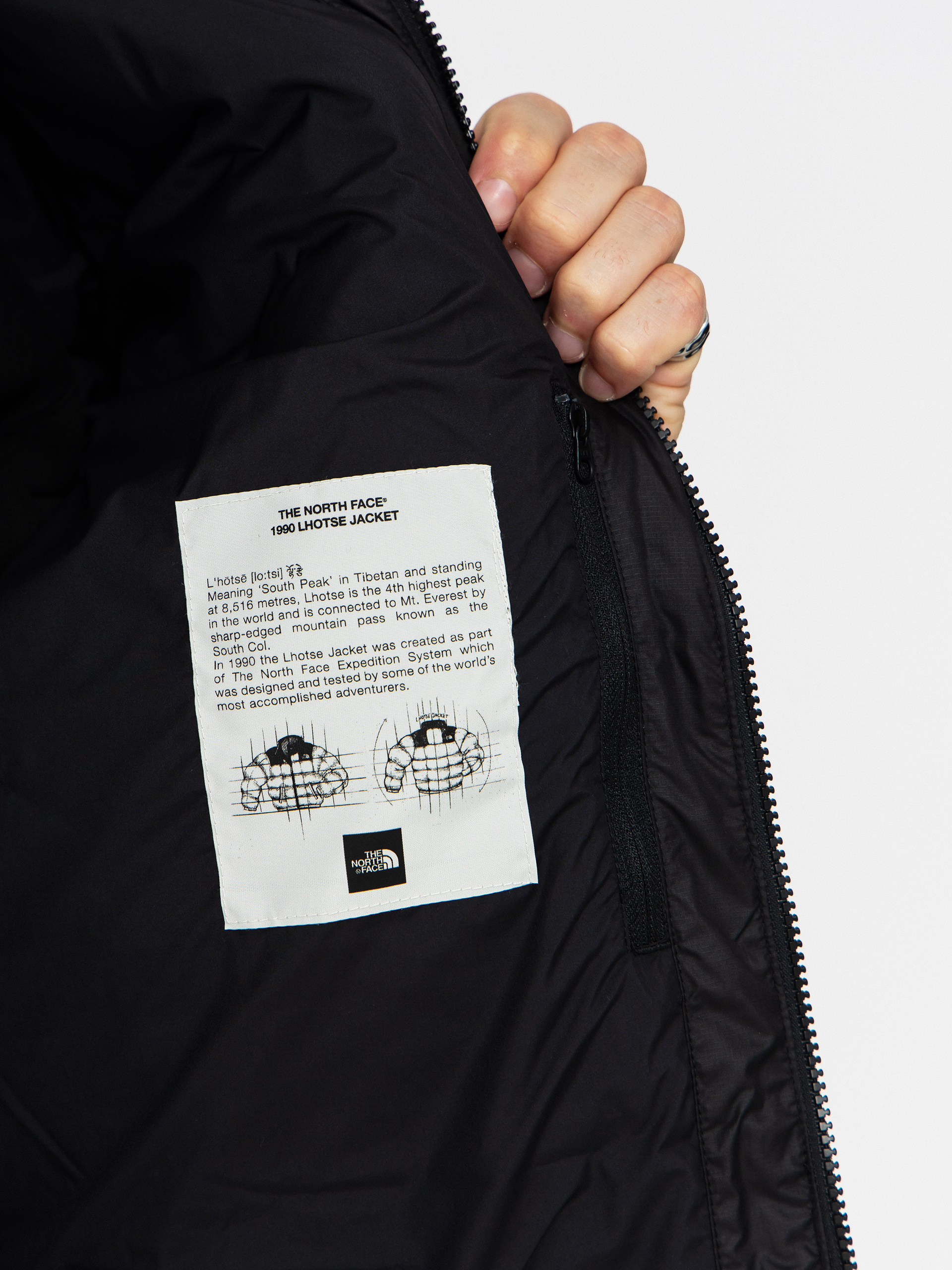 Geacă The North Face Lhotse (tnf black/npf/r)