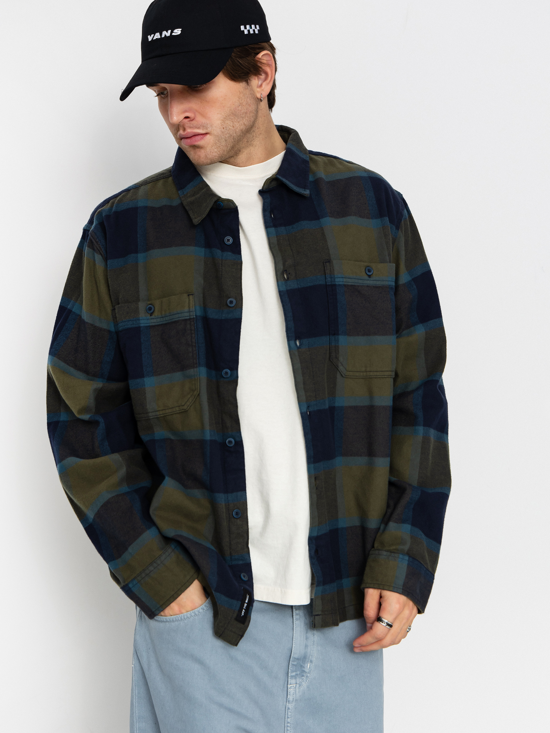 Cămașă Vans Larkspur Plaid Flannel (grape leaf/parisiannght)