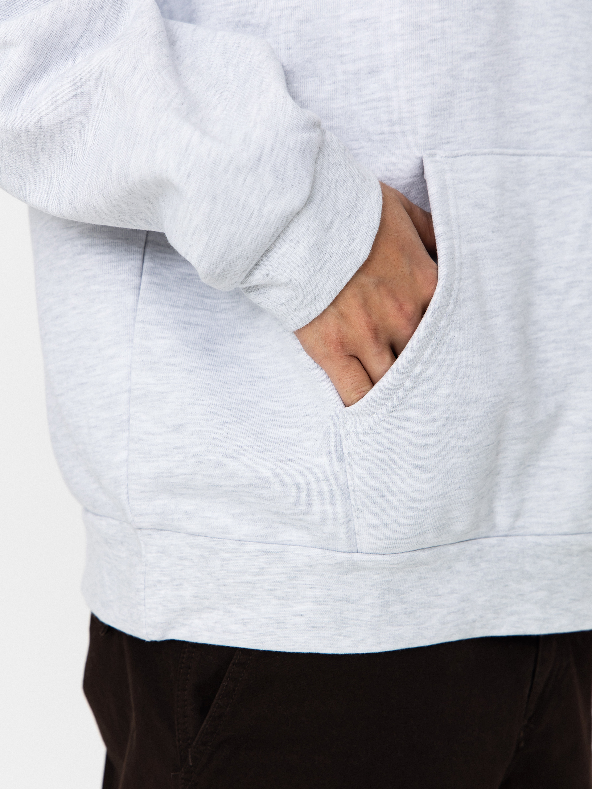 Hanorac cu glugă OBEY Obey Disorder Extra Heavy HD (ash grey)