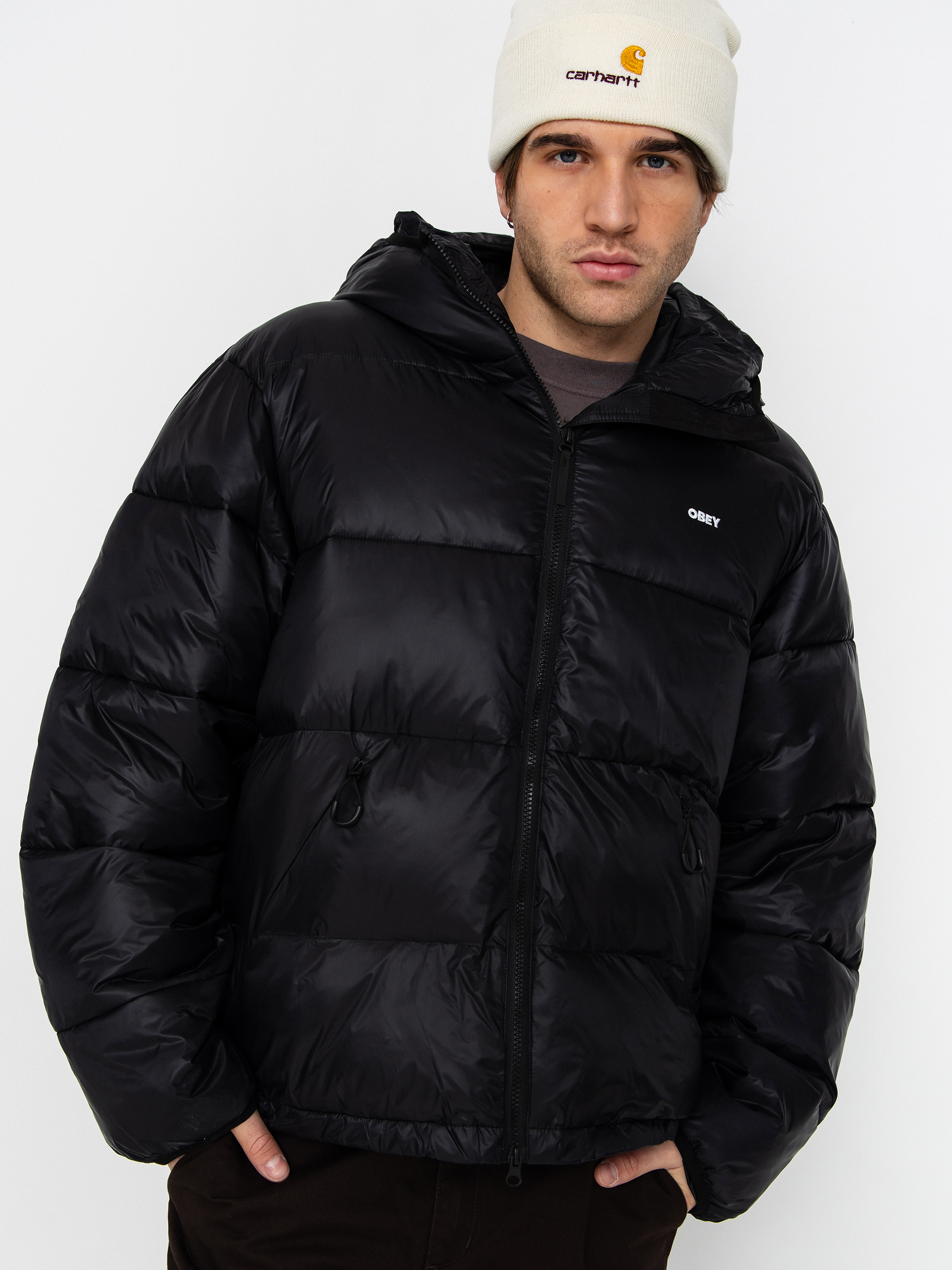 Geacă OBEY Stratus Puffer (black)