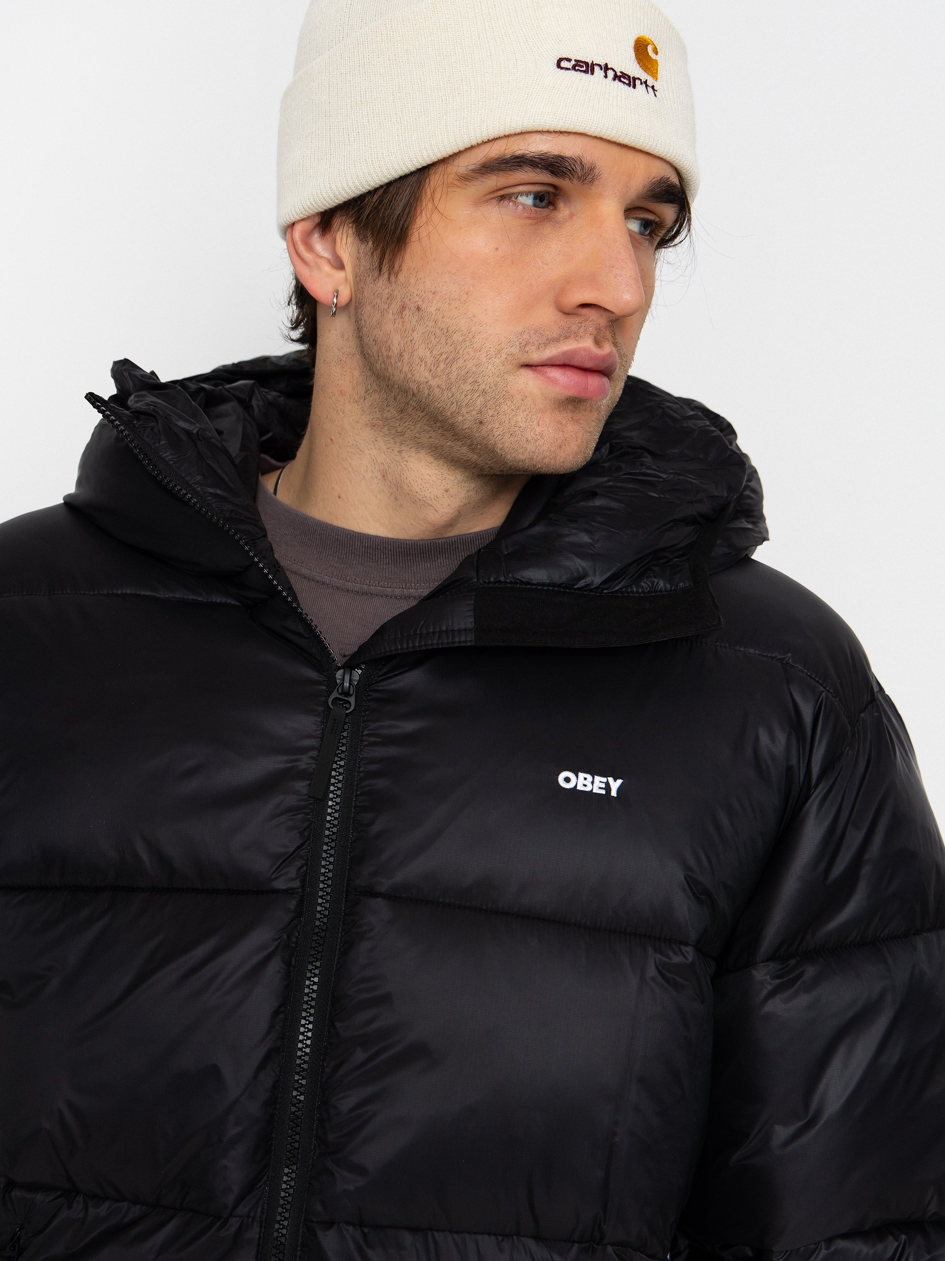 Geacă OBEY Stratus Puffer (black)
