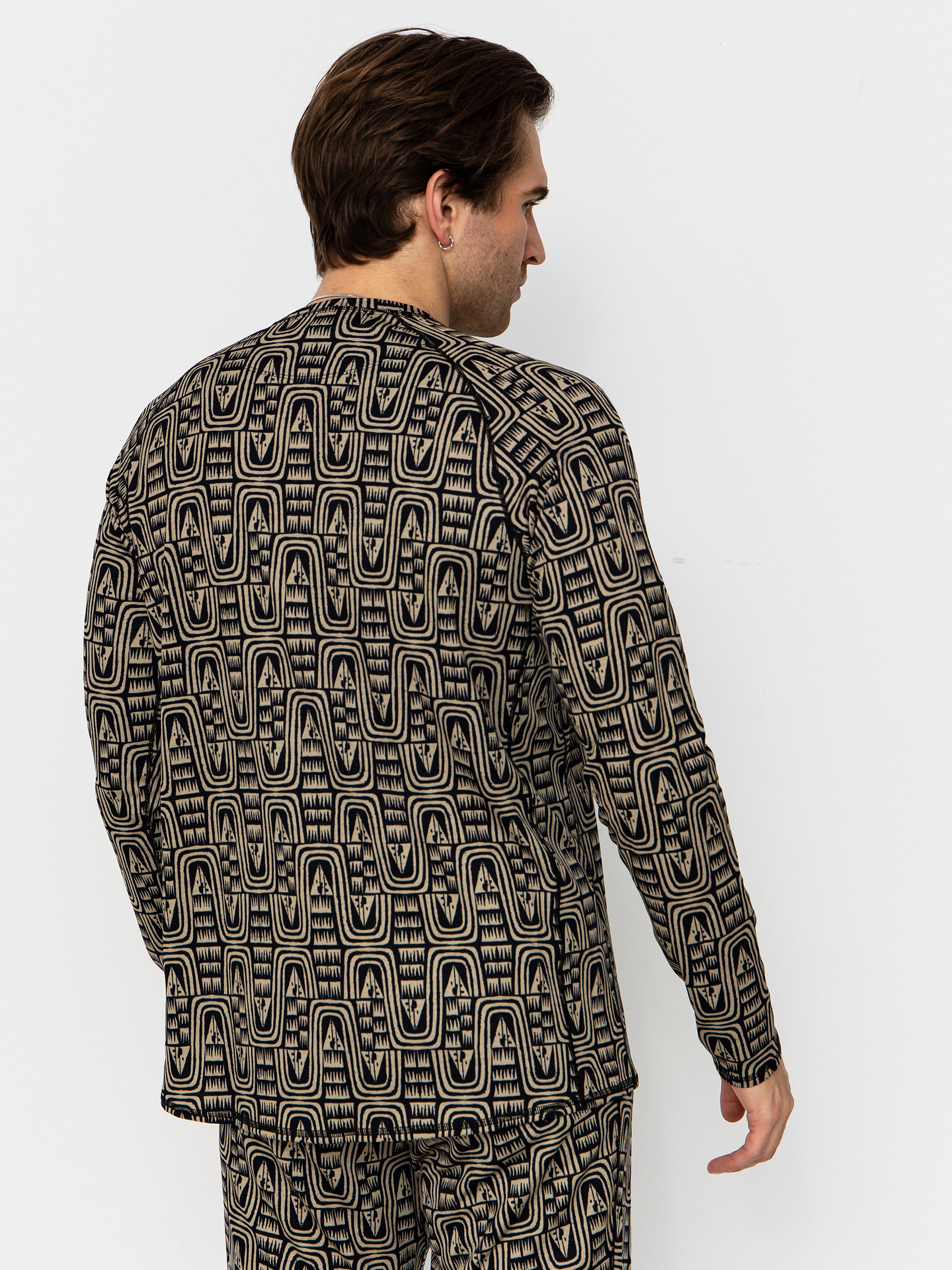 Longsleeve Patagonia Cap MW Crew (flow sunken blue)