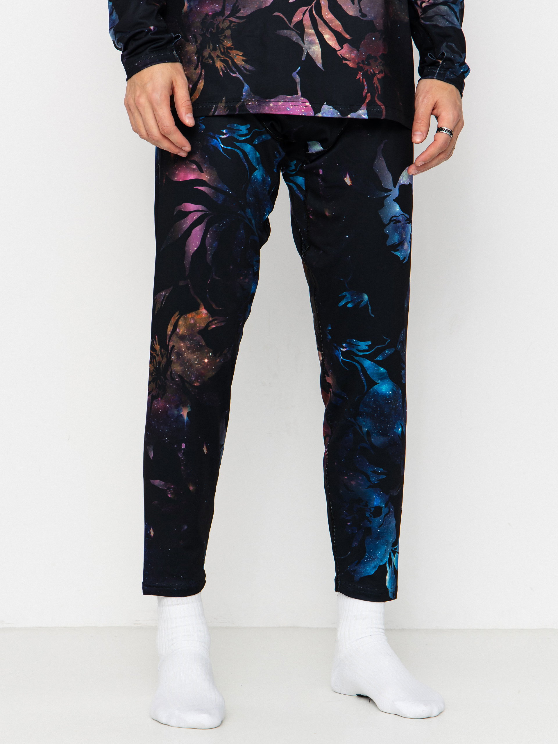 Pentru bărbați Colanți termici Volcom M V Science (space aloha)