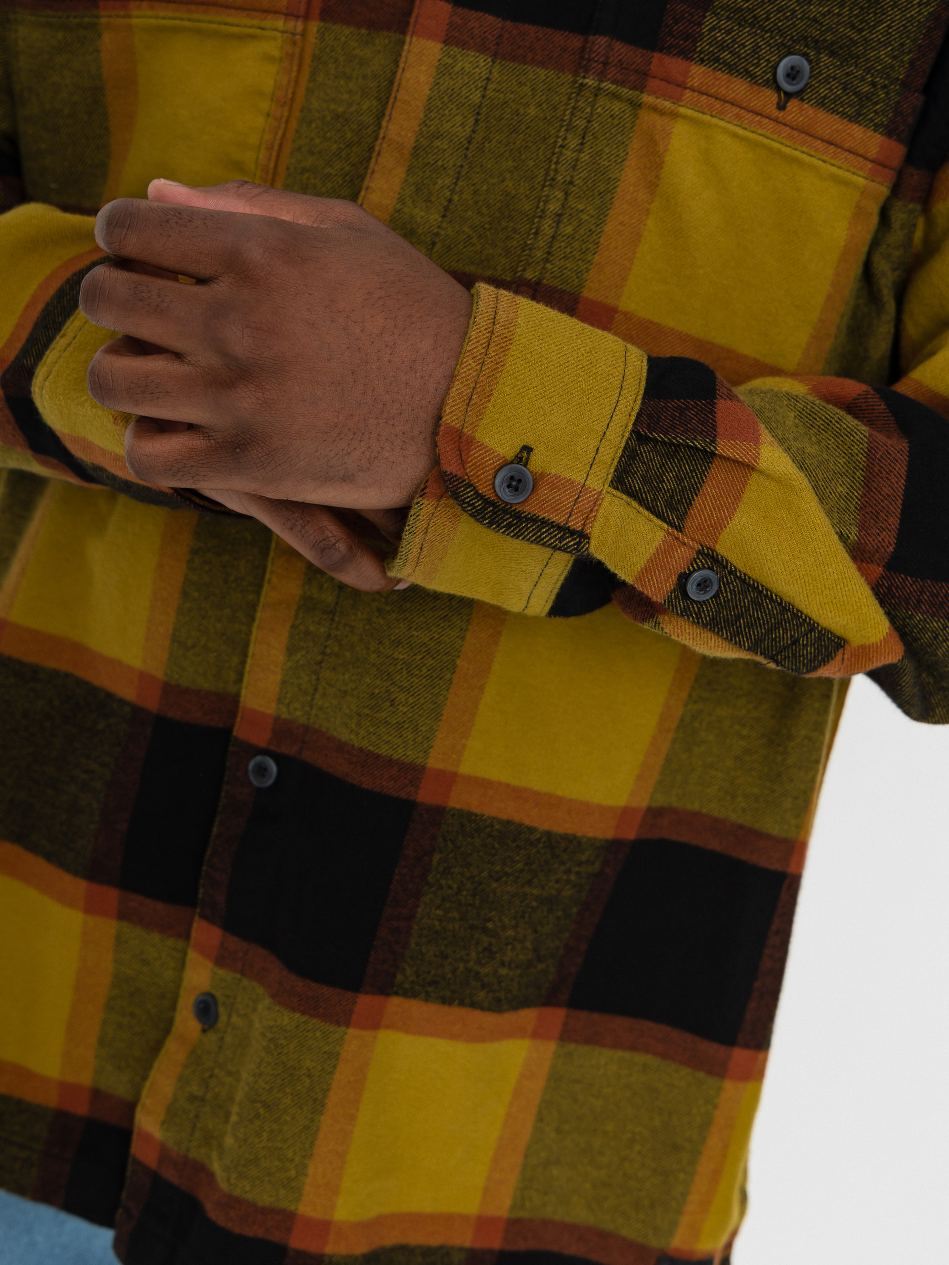 Cămașă Vans Larkspur Plaid Flannel (burnt gold/black)