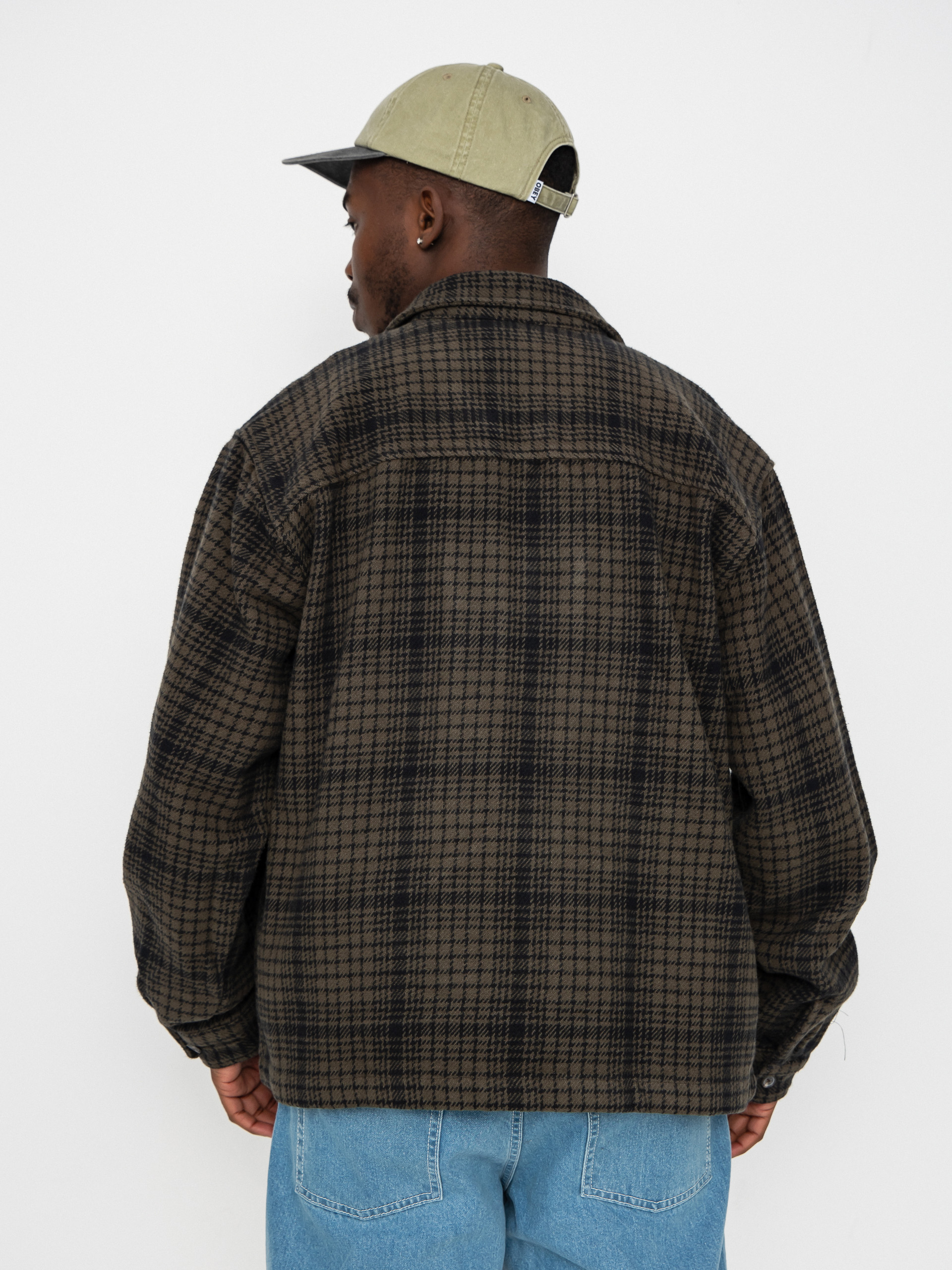 Geacă OBEY Parker Zip (rosin multi)