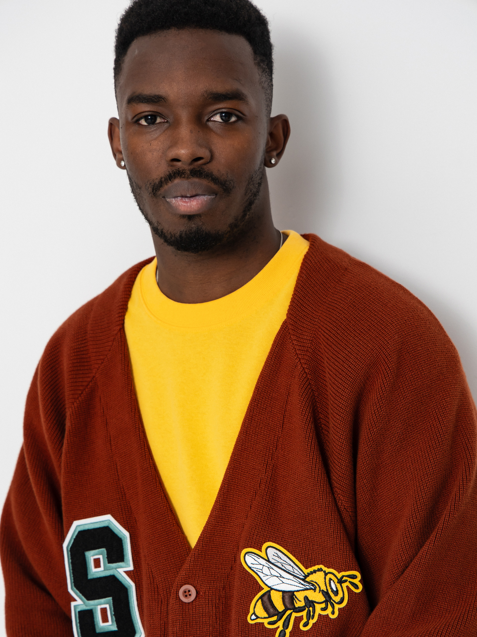 Pulover Nike SB Collegial Cardigan (cinnamon)