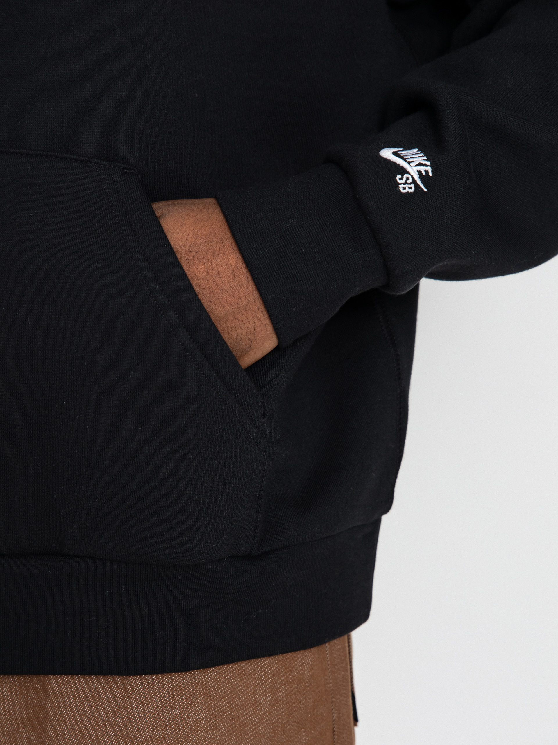 Hanorac cu glugă Nike SB GFX 1 HD (black/white)