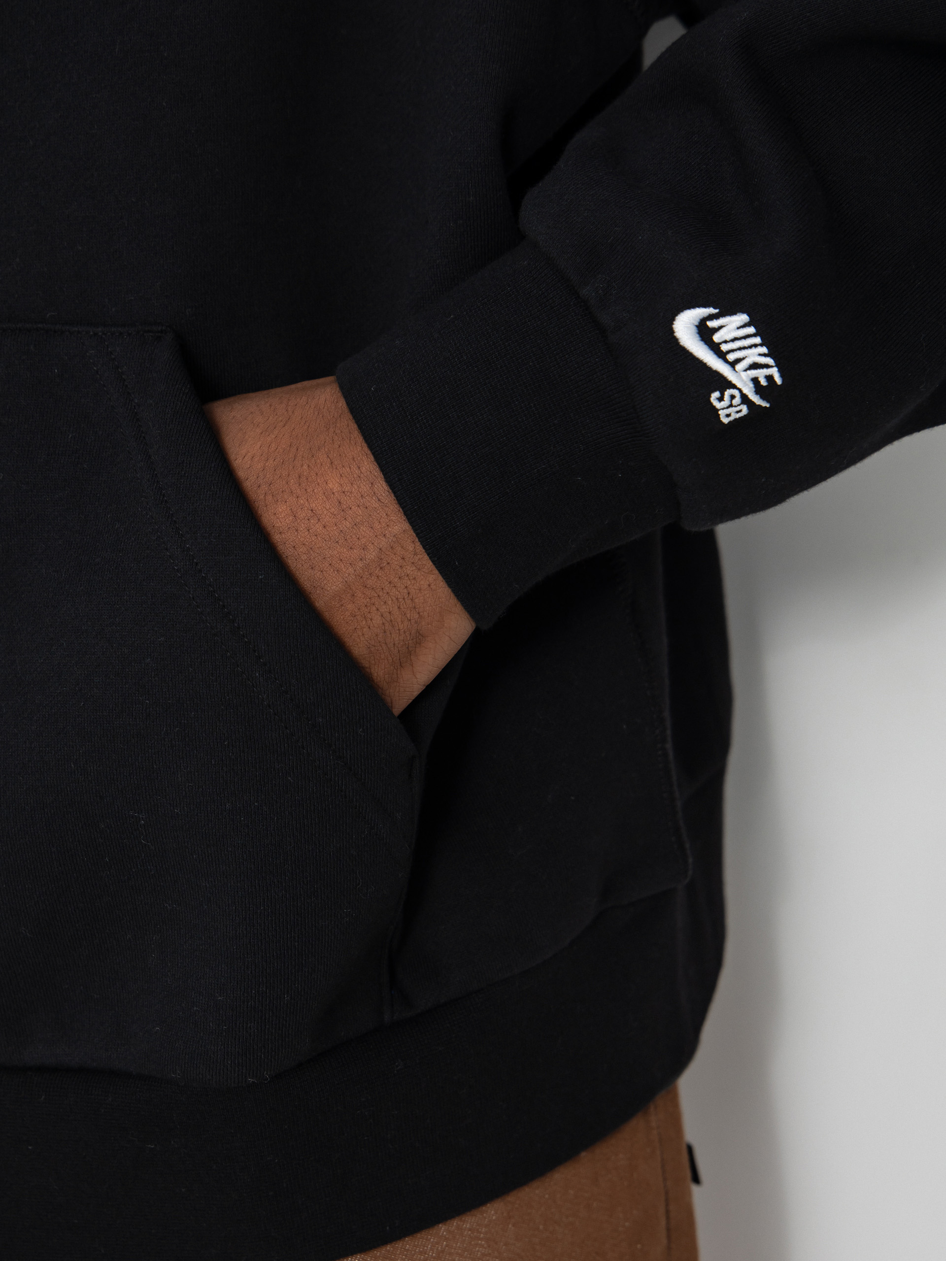 Hanorac cu glugă Nike SB Gfx 2 ZHD (black/white)