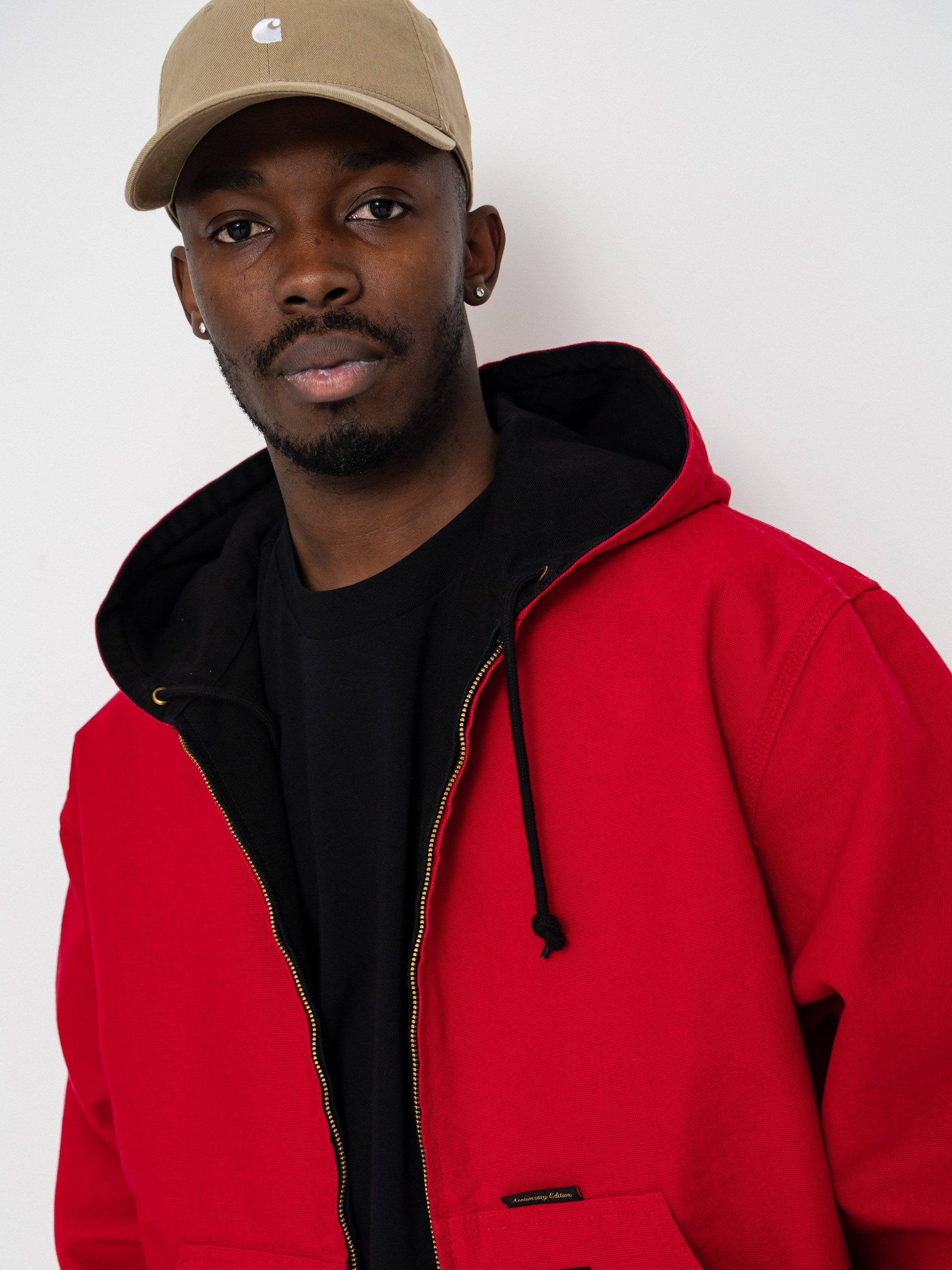 Geacă Carhartt WIP 50 Years Anniversary OG Active (black/usa red/rinsed)