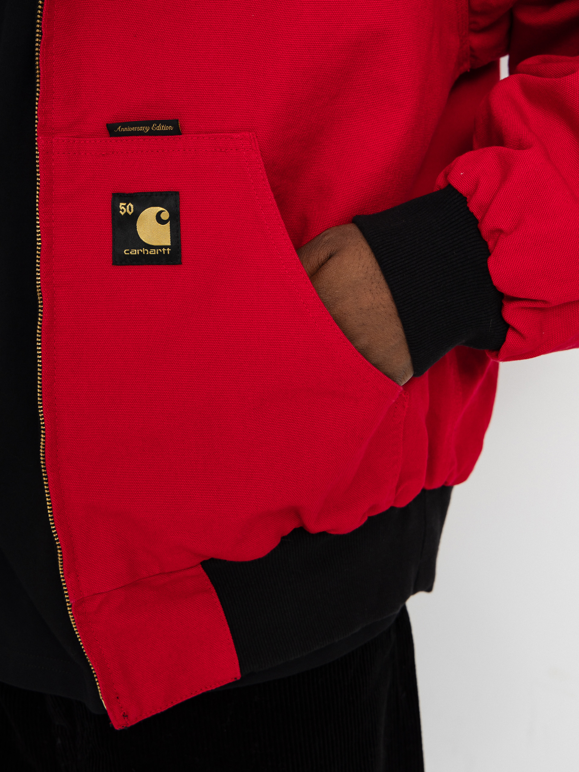 Geacă Carhartt WIP 50 Years Anniversary OG Active (black/usa red/rinsed)