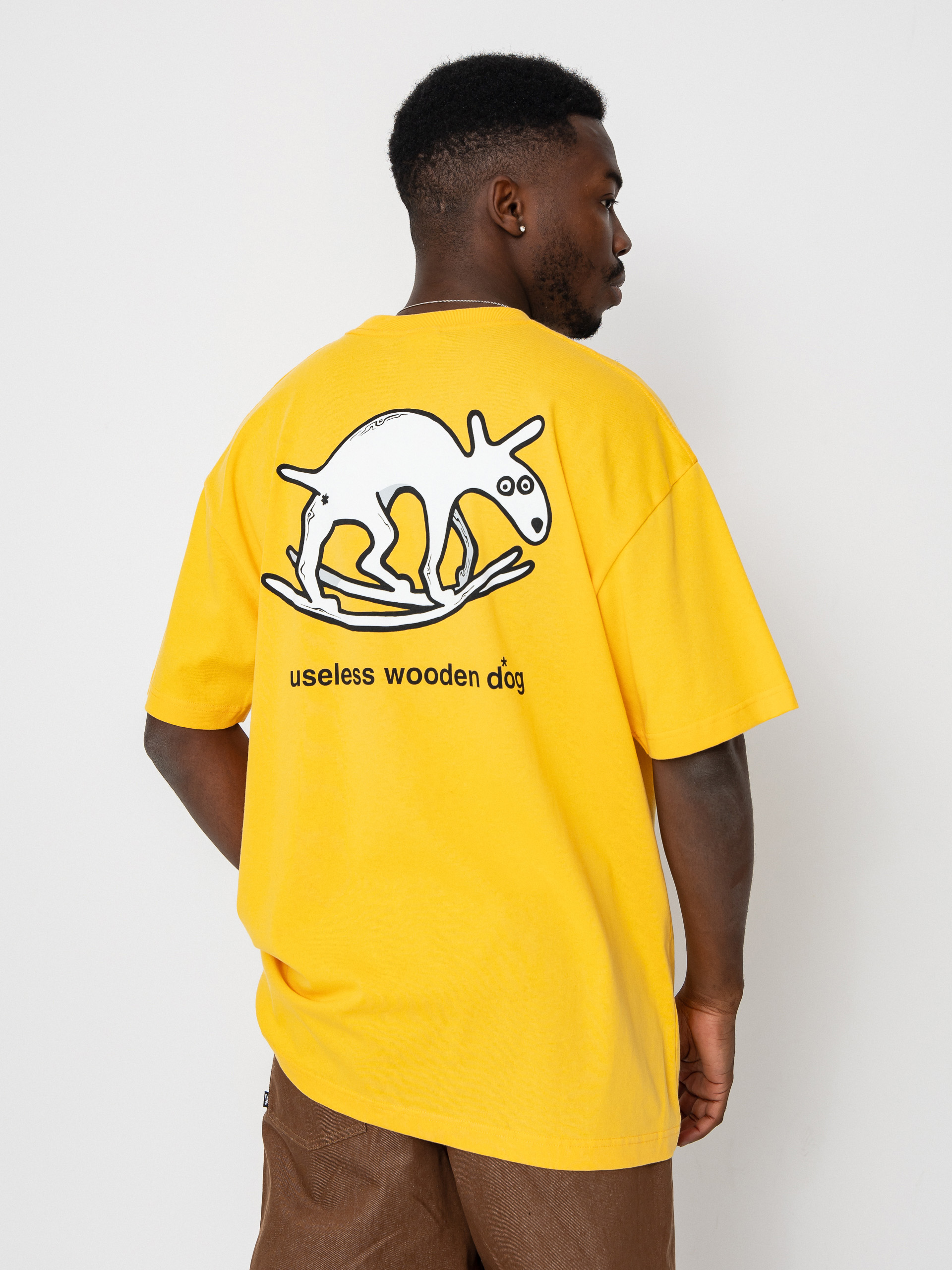 Tricou Polar Skate Useless Wooden Dog (yellow)