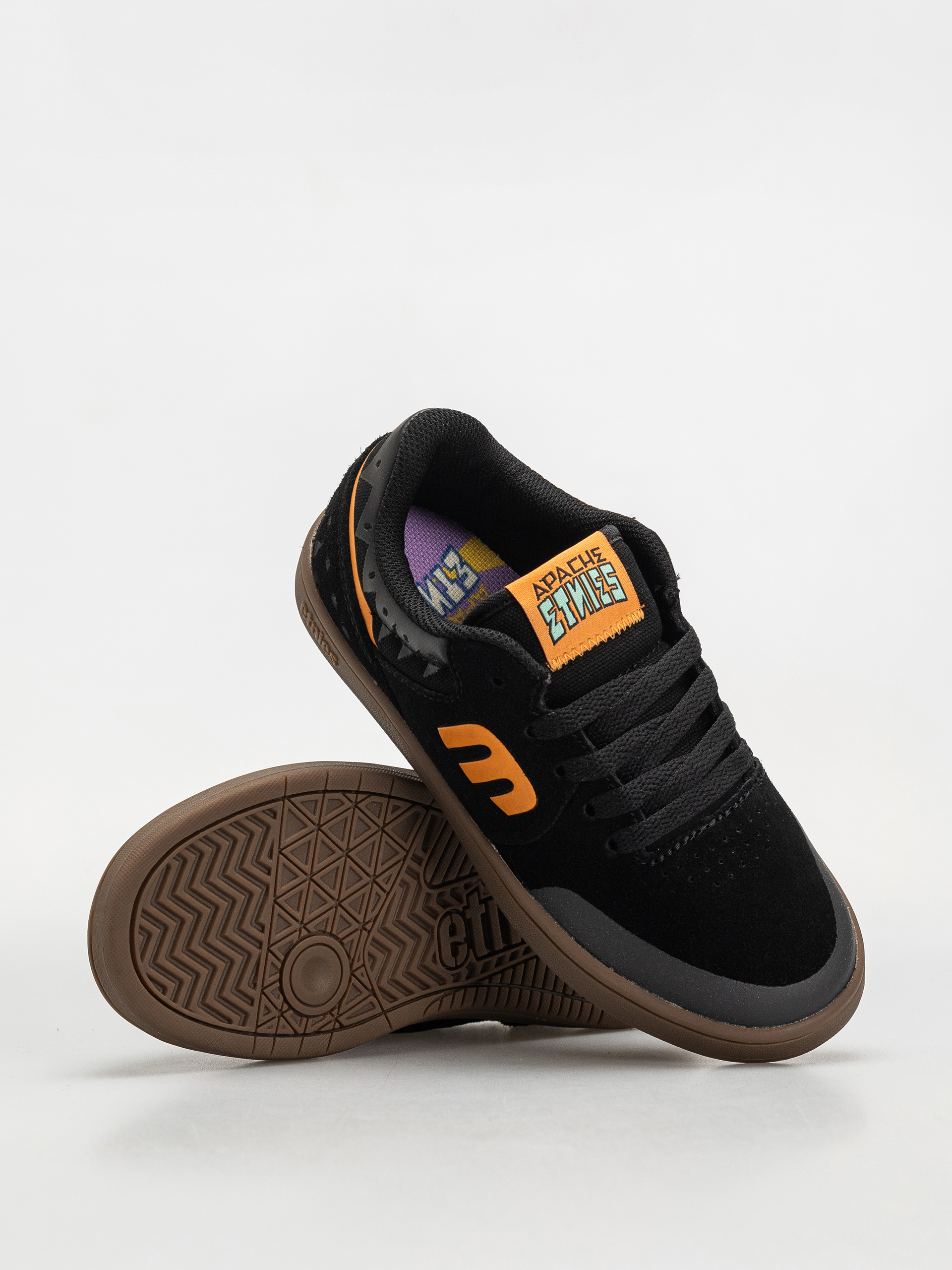 Pantofi Etnies Kids Marana X Apache JR (black/gum)