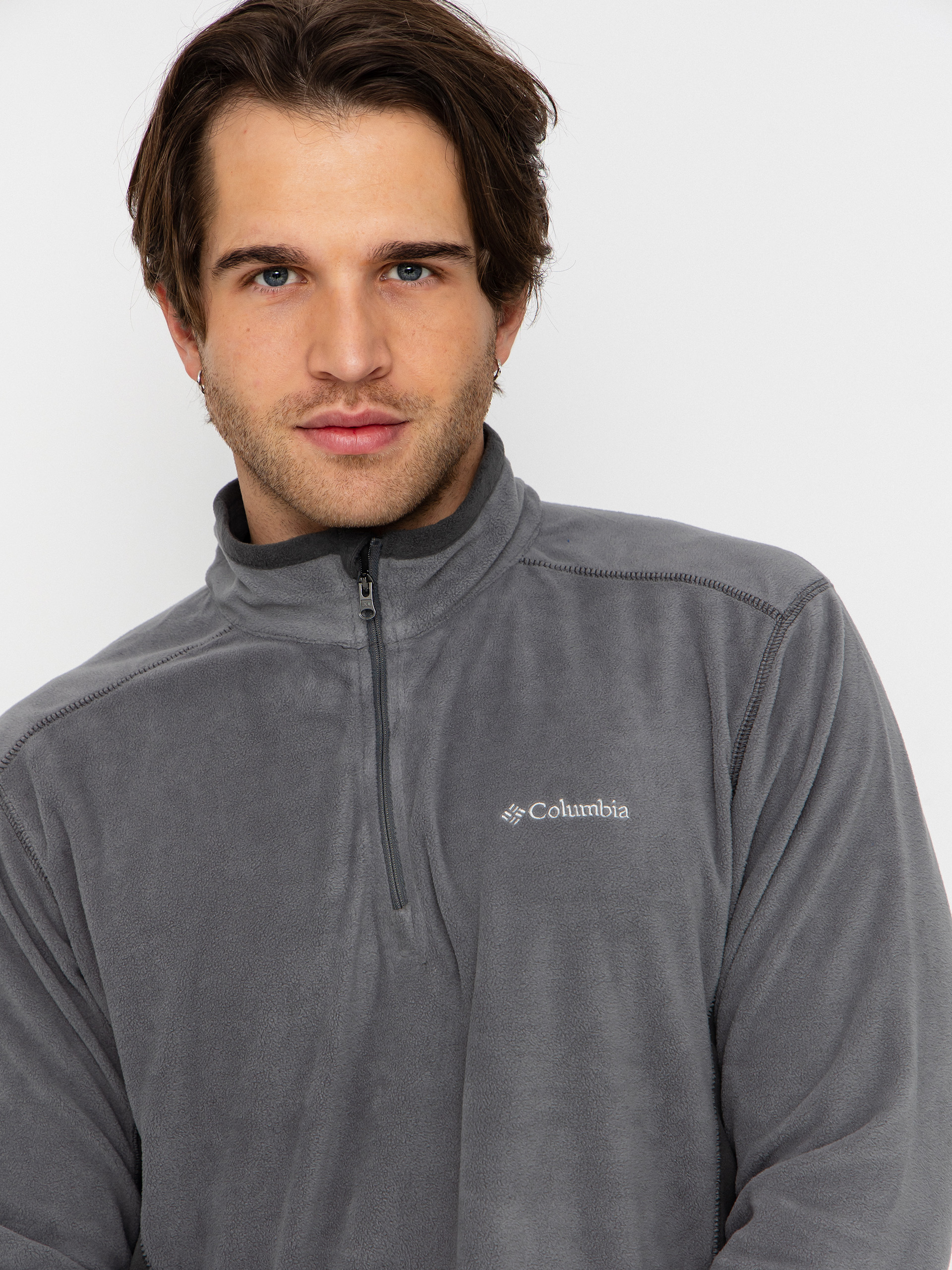 Pentru bărbați Hanorac din fleece Columbia Klamath Range II Half Zip (city grey/shark)