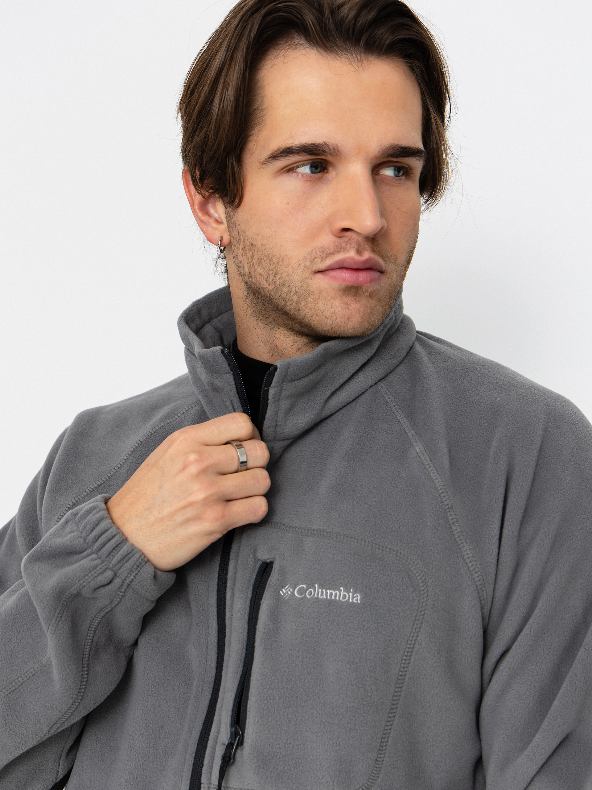 Pentru bărbați Hanorac din fleece Columbia Fast Trek II Full Zip (city grey)