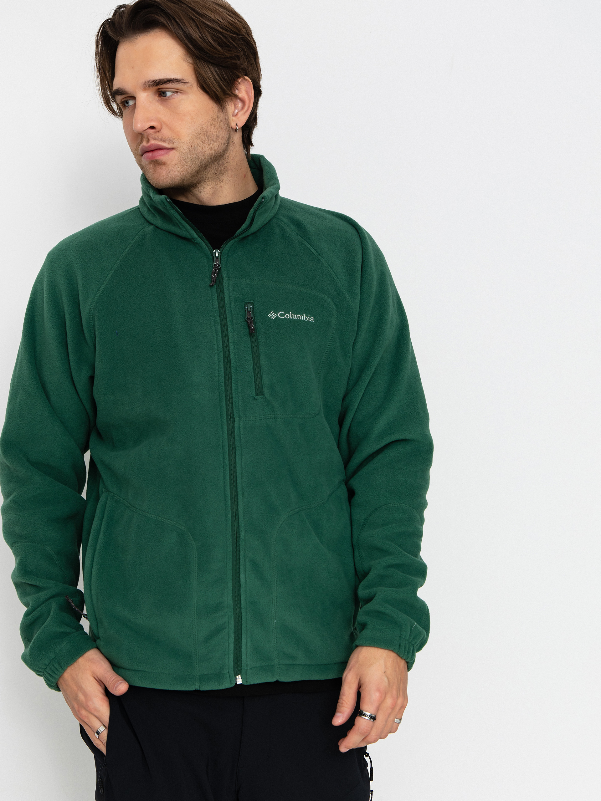 Hanorac din fleece Columbia Fast Trek II Full Zip (rain forest)