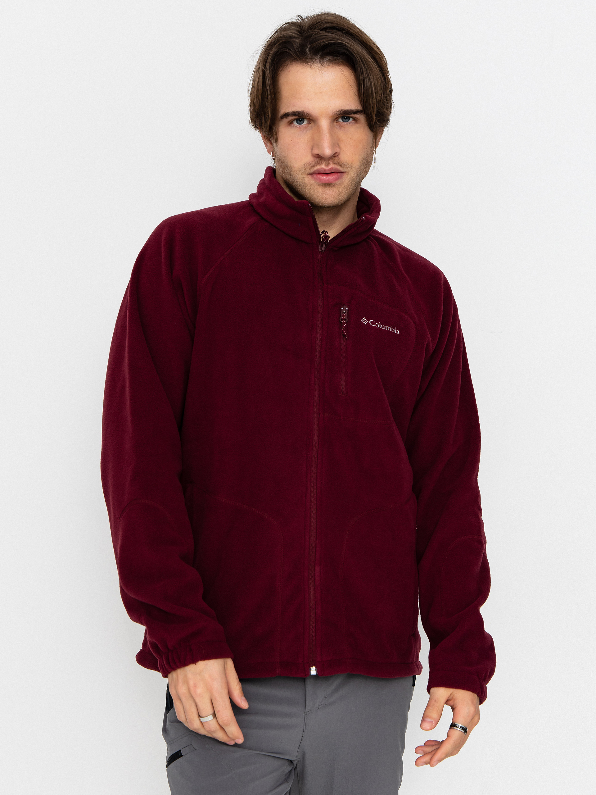 Hanorac din fleece Columbia Fast Trek II Full Zip (rich wine)