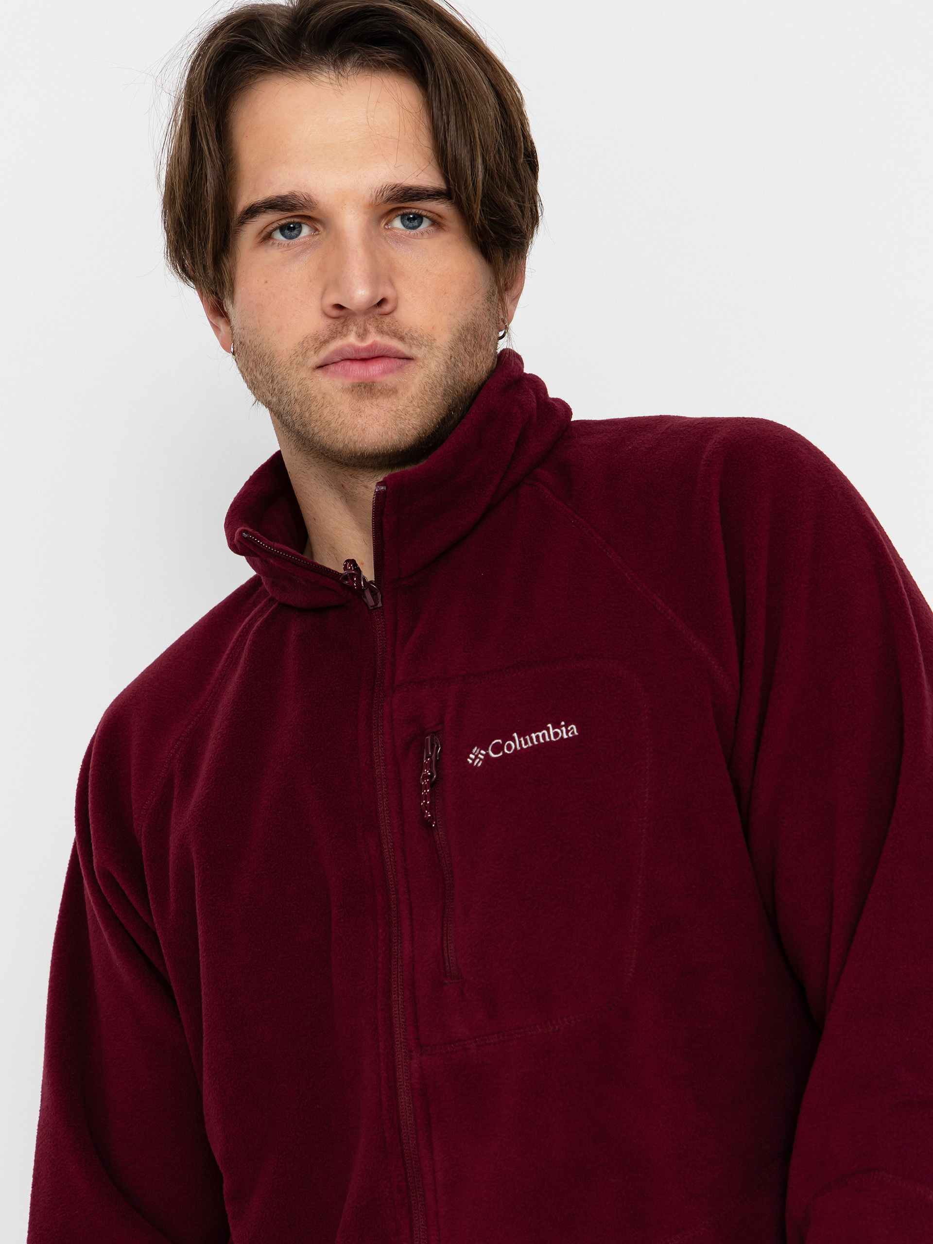 Pentru bărbați Hanorac din fleece Columbia Fast Trek II Full Zip (rich wine)