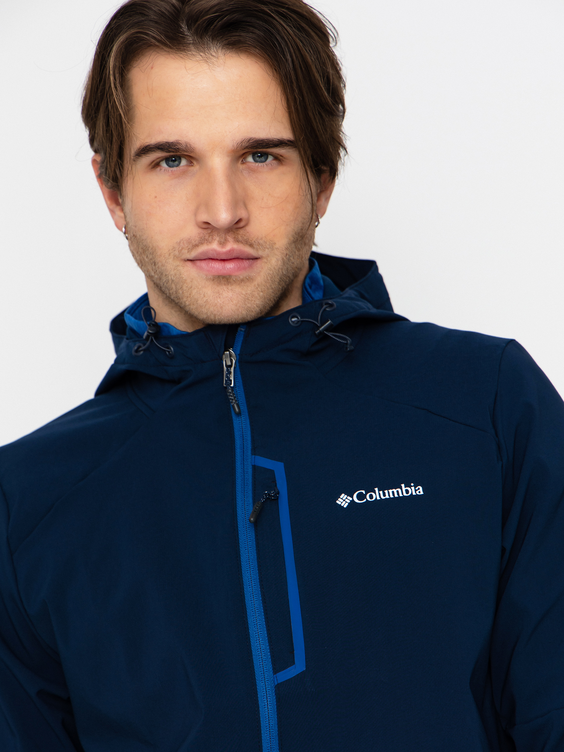 Geacă Columbia Tech Softshell HD (collegiate navy)