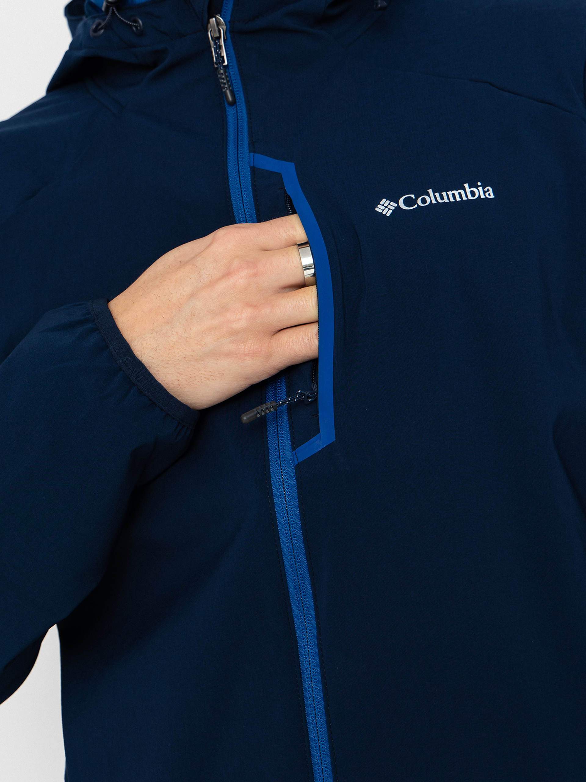 Geacă Columbia Tech Softshell HD (collegiate navy)