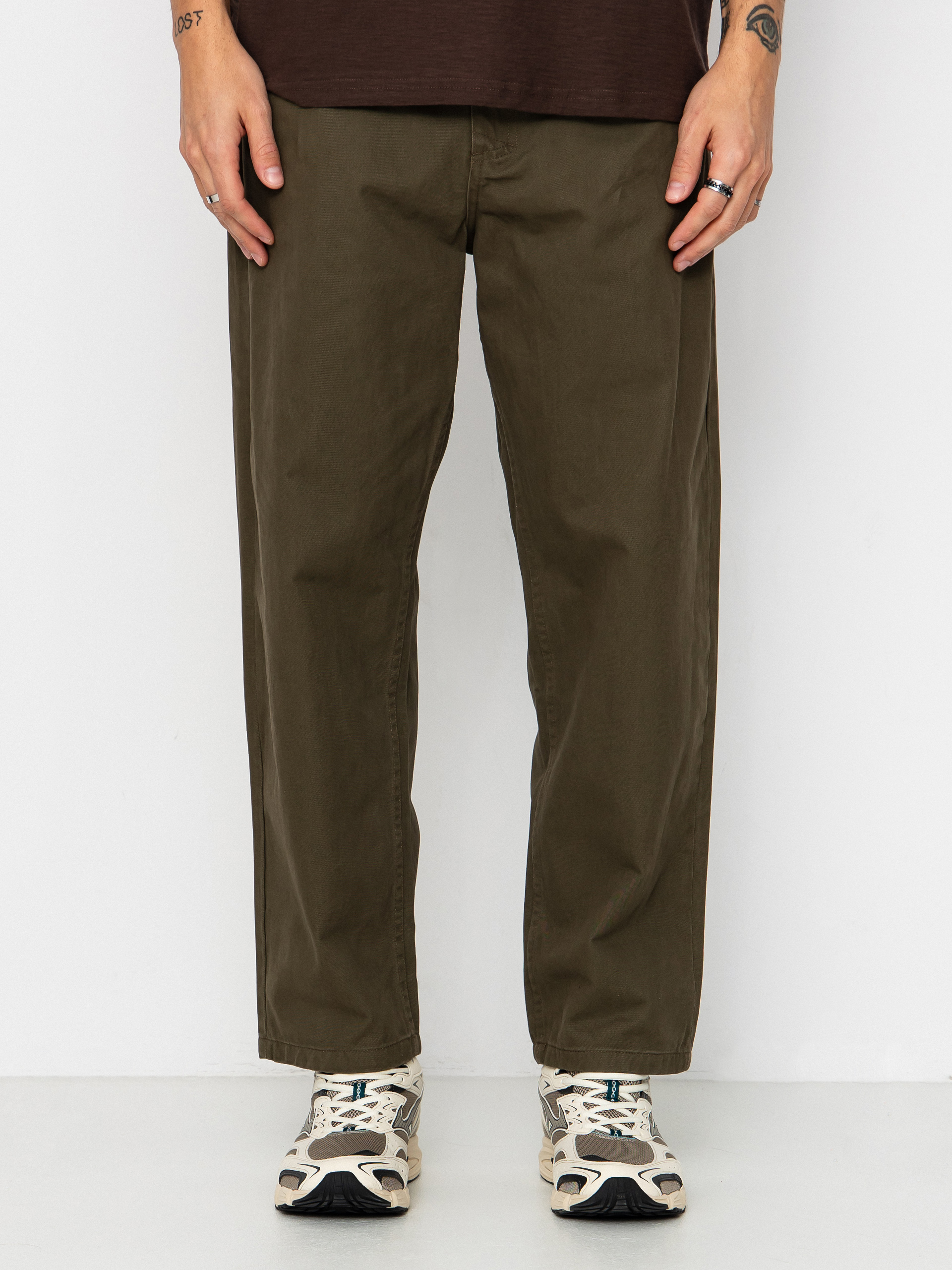 Pantaloni MassDnm Slang (olive)