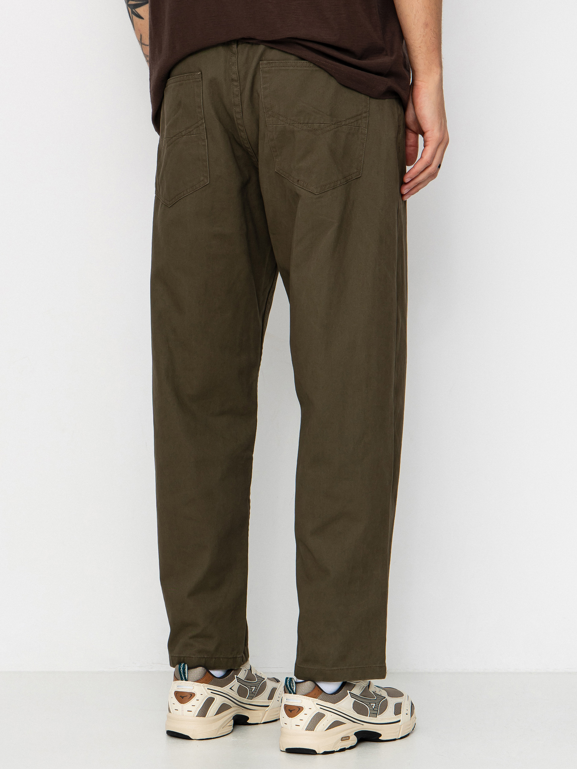 Pantaloni MassDnm Slang (olive)