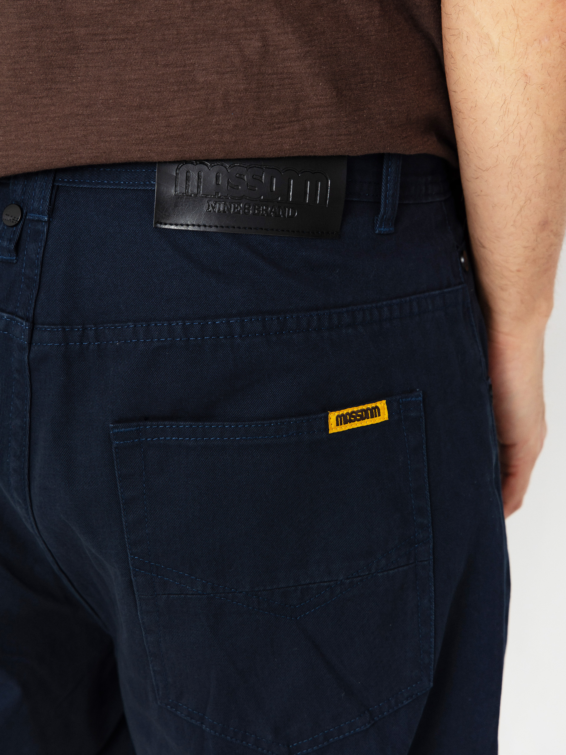 Pantaloni MassDnm Slang (navy)