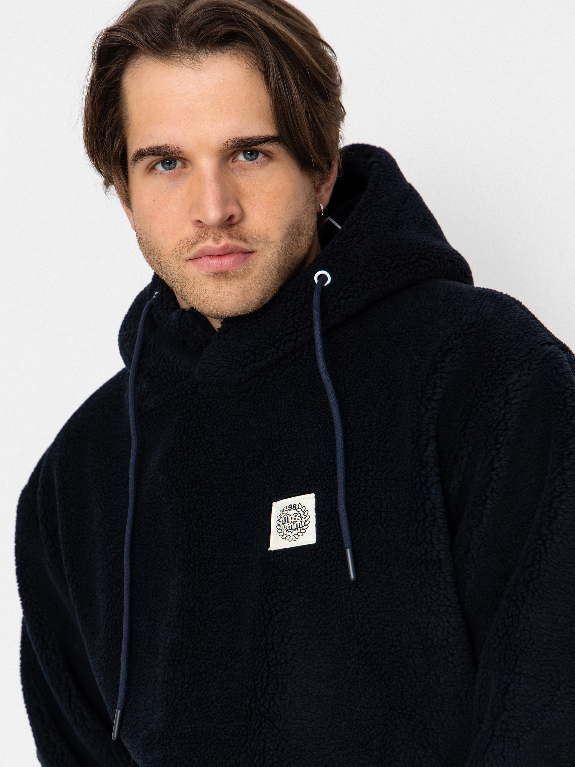 Geacă MassDnm Patch Teddy Hoody (navy)
