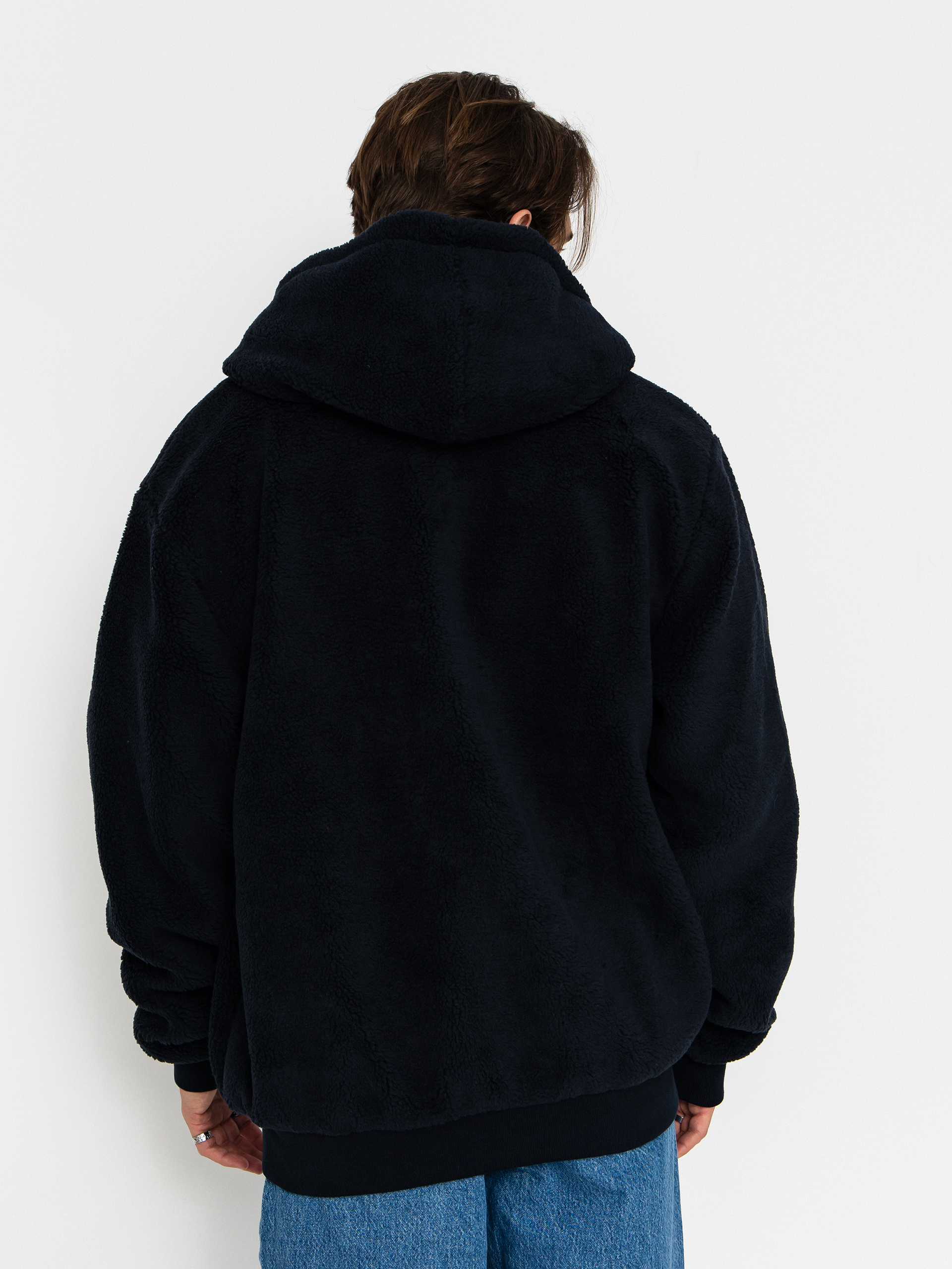 Geacă MassDnm Patch Teddy Zip Hoody (navy)