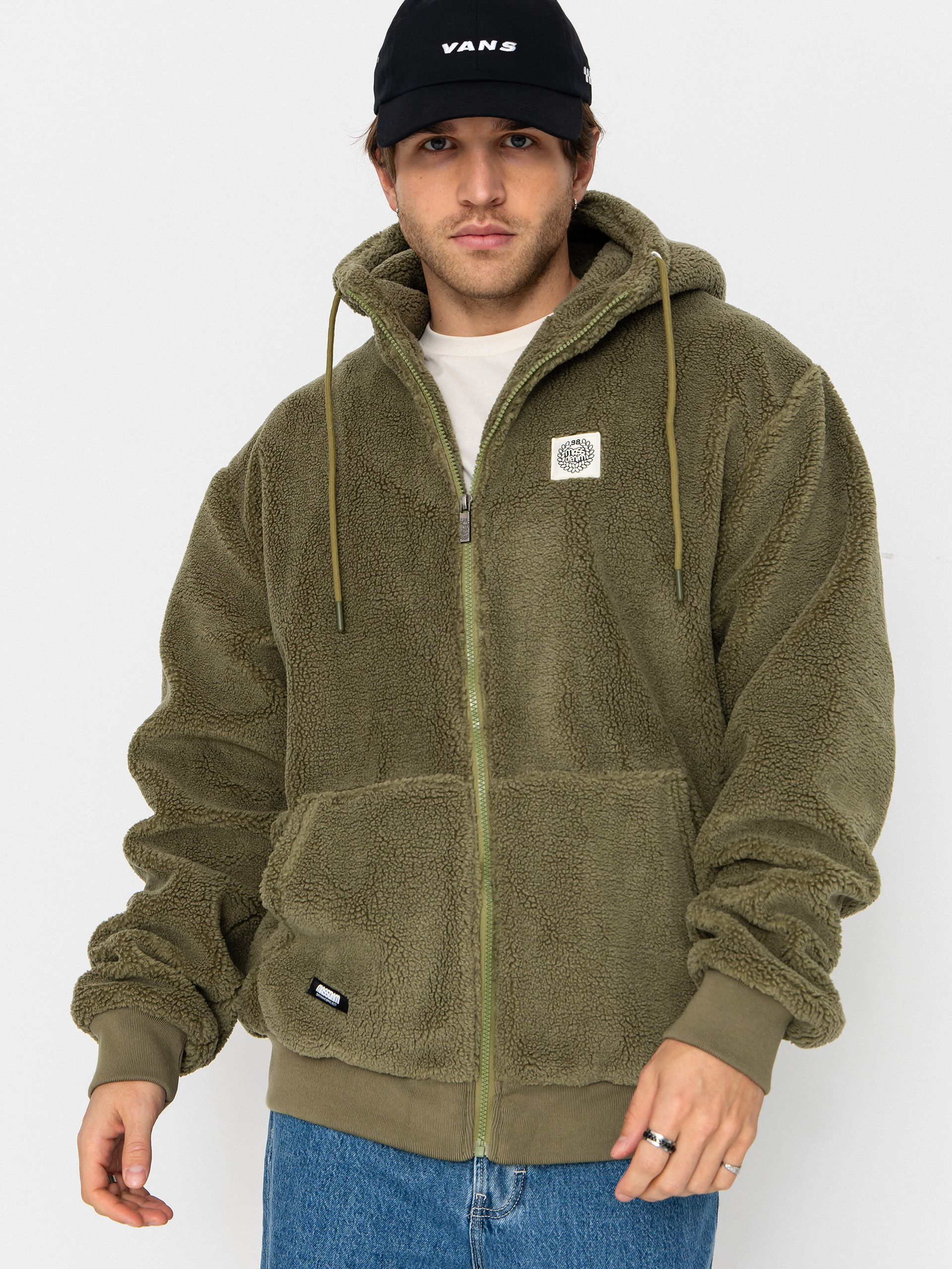 Geacă MassDnm Patch Teddy Zip Hoody