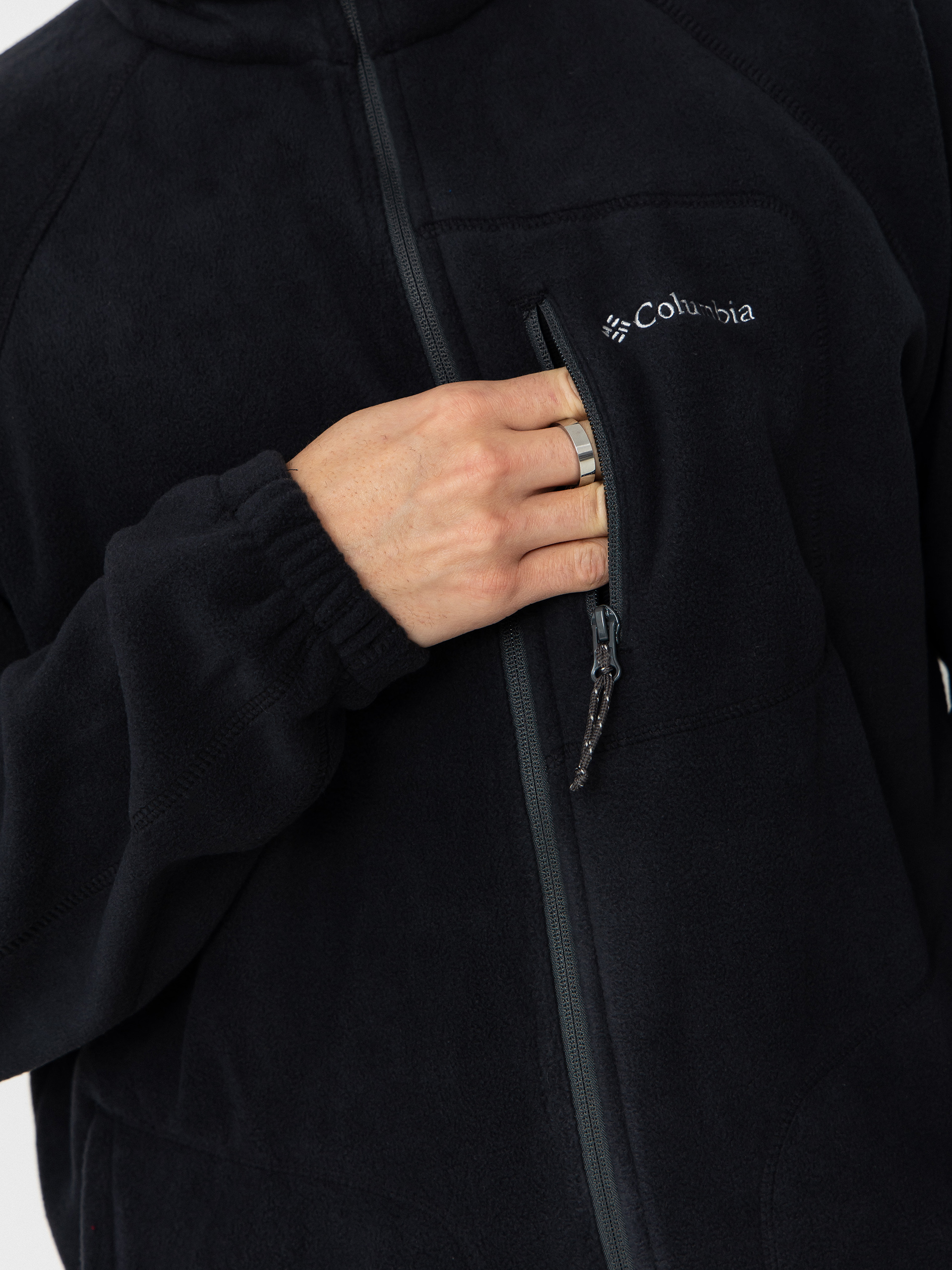 Pentru bărbați Hanorac din fleece Columbia Fast Trek II Full Zip (black)