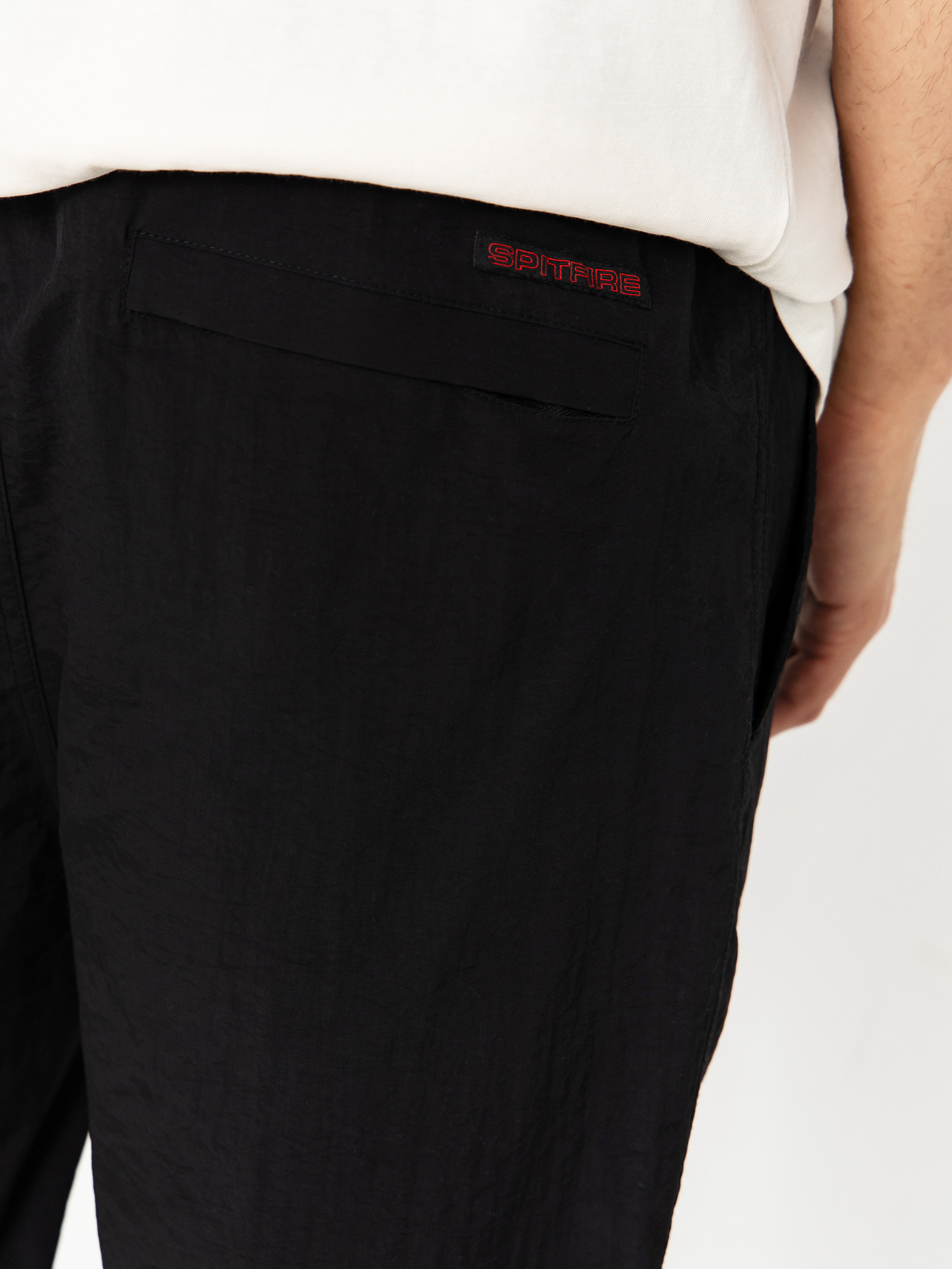 Pantaloni scurți Spitfire Eternal (black w/red white&black embroidery)